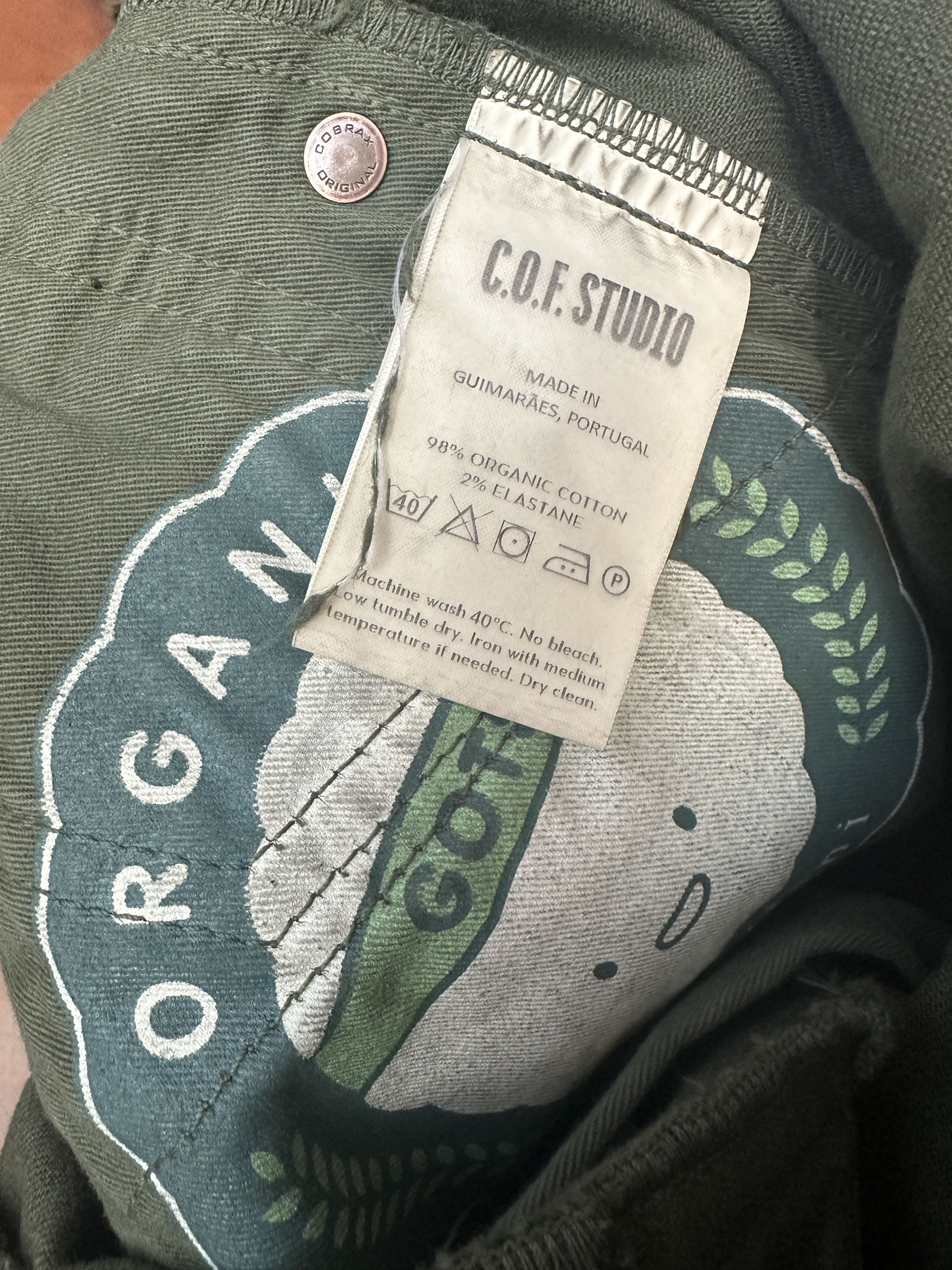 C.O.F. Studio M7 Tapered Comfort Organic Ecru Jean Size US 30 / EU 46 - 9 Thumbnail