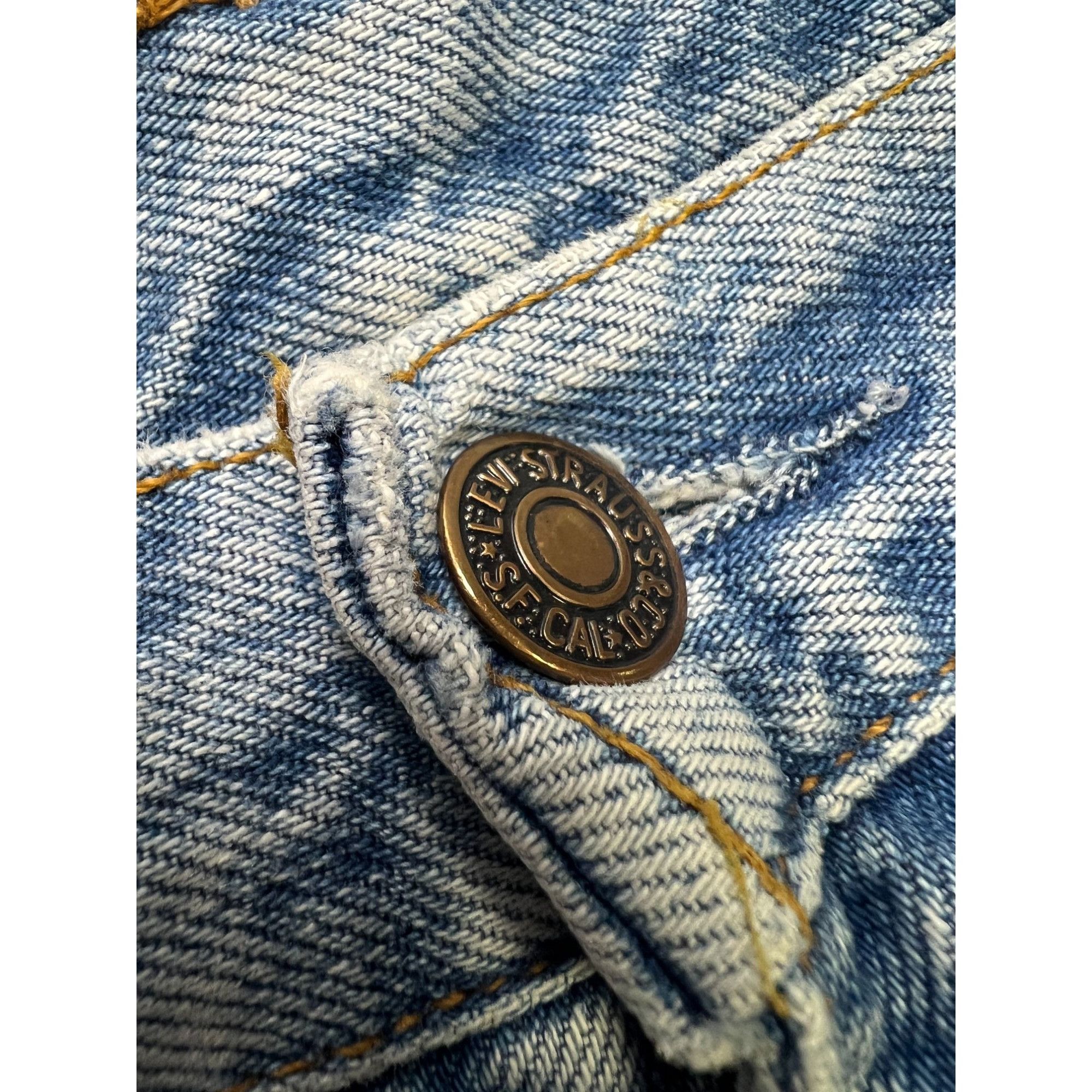 Levi's Vintage Clothing Levi’s 726 Vintage Distressed Denim Jeans Pants (Y1062) Size US 33 - 7 Thumbnail