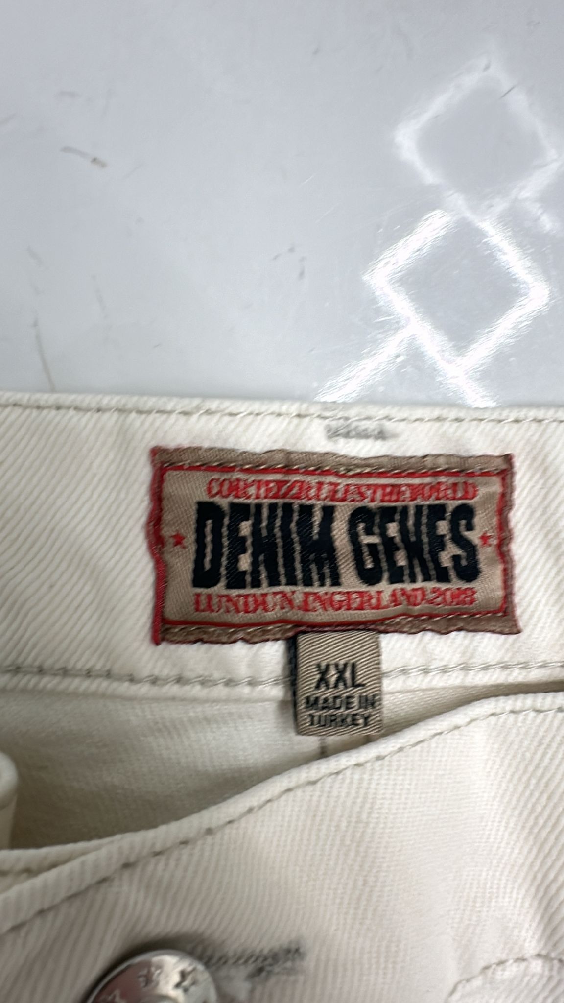 Corteiz × Vintage Corteiz C-Star Natural Denim Jean XXLarge Size US 38 / EU 54 - 5 Thumbnail