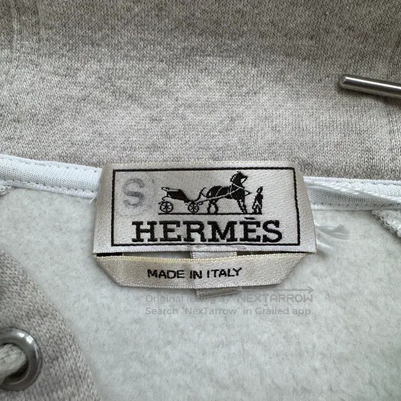 Hermes Hermes Dropped Shoulder Drawstring Hoodie Size US S / EU 44-46 / 1 - 2 Thumbnail