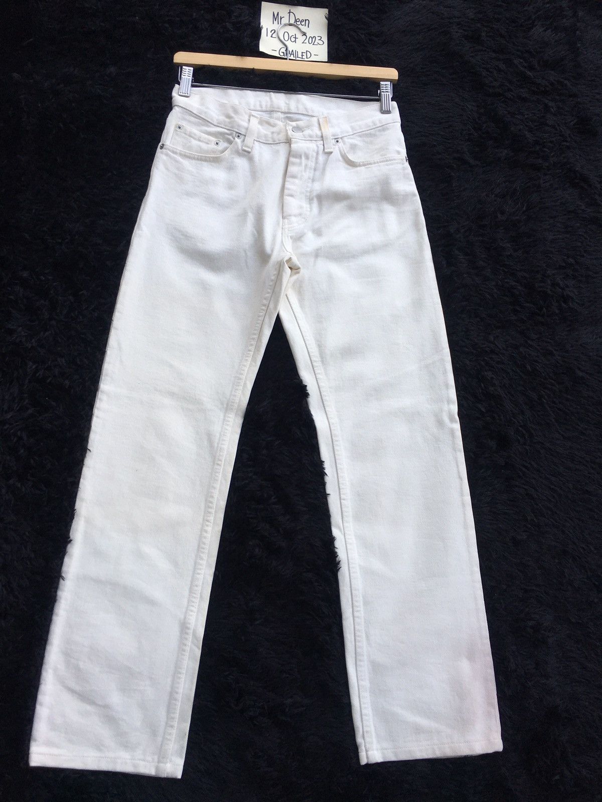 Helmut Lang Rare Vintage Helmut Lang White Denim/ Jeans Classic Cut Size US 28 / EU 44 - 4 Thumbnail
