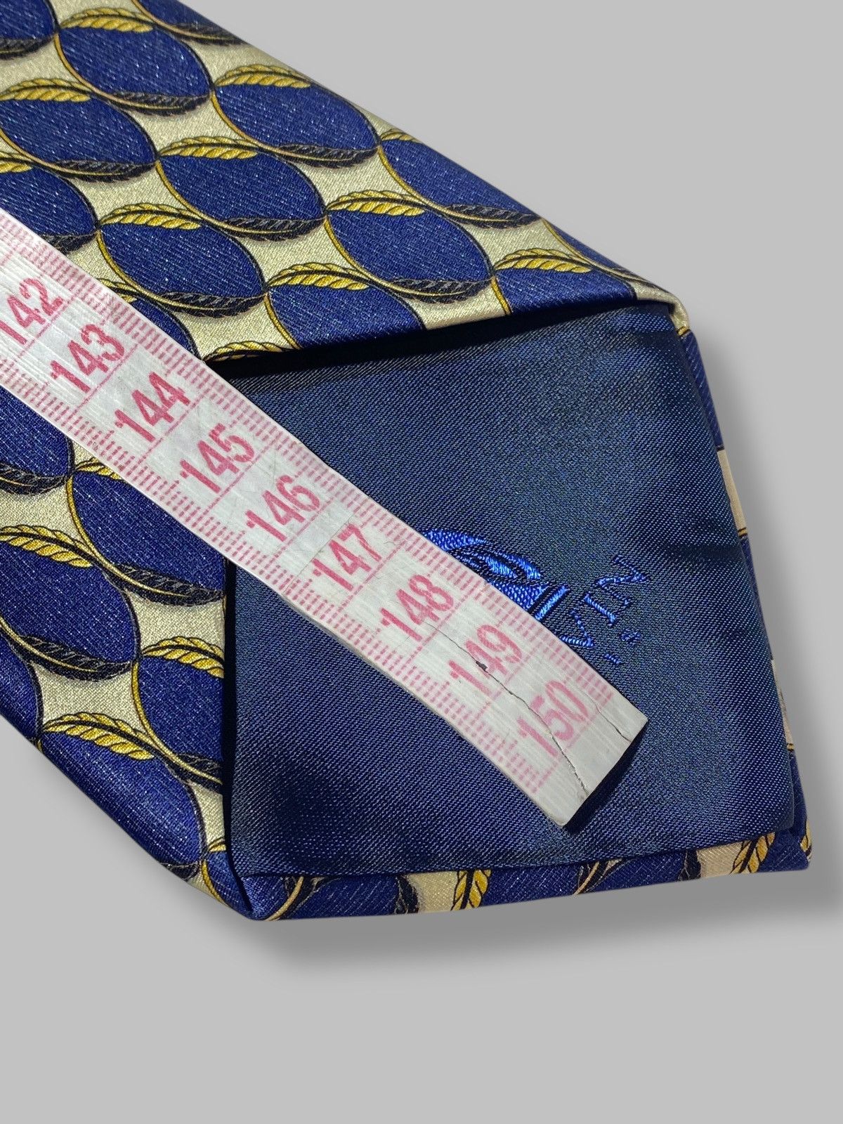 Lanvin Vintage Lanvin Silk Tie All Over Print Made in France Size ONE SIZE - 15 Thumbnail
