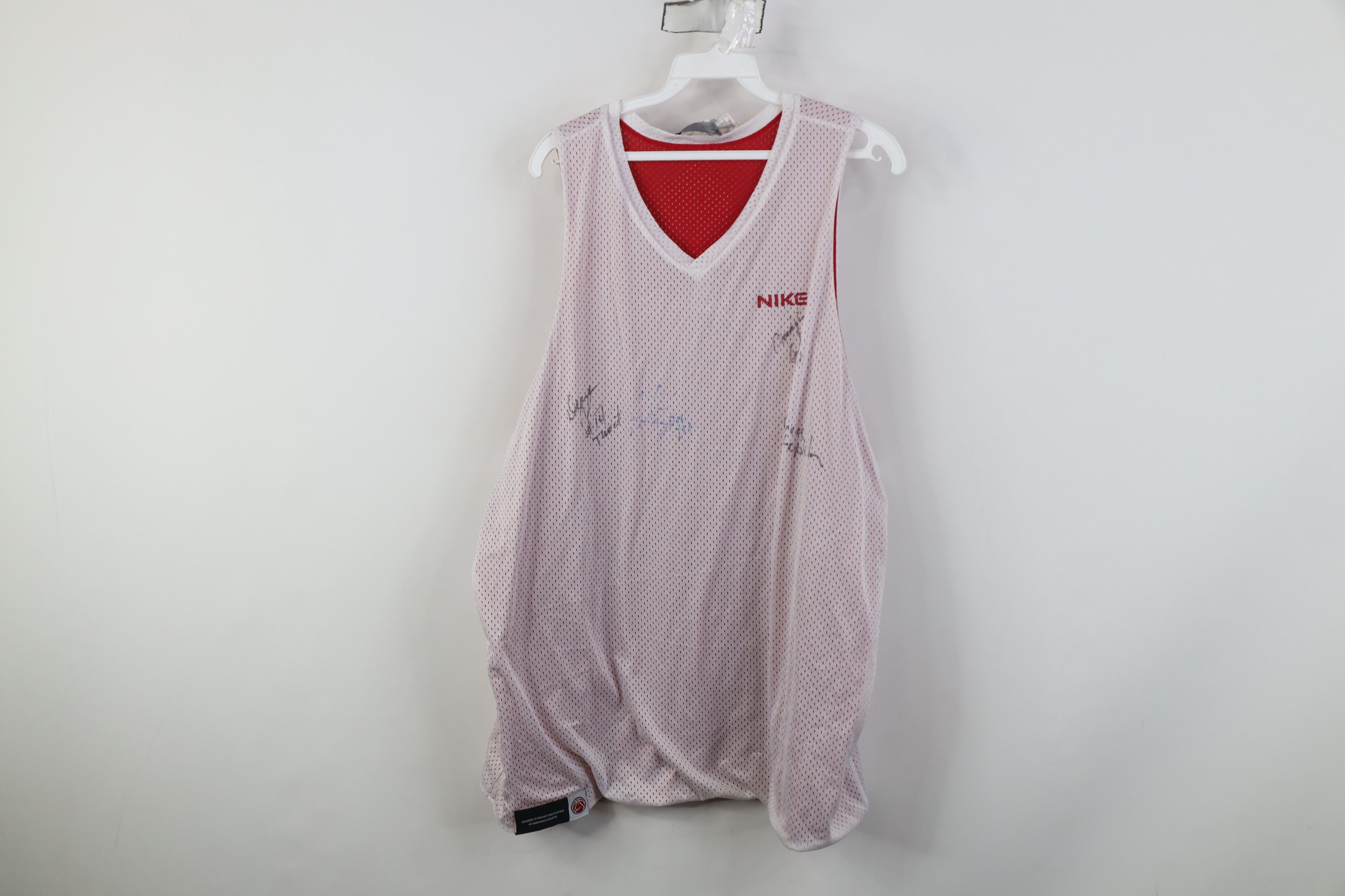 Nike Vintage Nike Basketball Center Swoosh Reversible Jersey Size US L / EU 52-54 / 3 - 12 Thumbnail