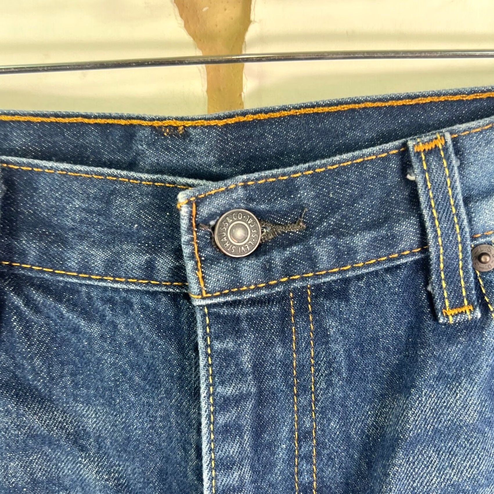 Levi's VINTAGE Levi's Denim Shorts Men's Size 30 Black Bermuda Casual 12in inseam Size US 30 / EU 46 - 2 Thumbnail