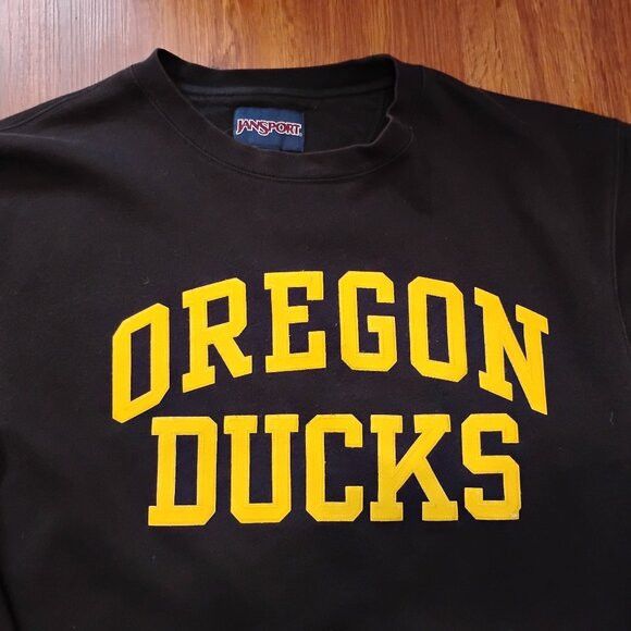 Other Vintage Jansport Oregon Ducks Embroidered Sweatshirt Size US L / EU 52-54 / 3 - 1 Thumbnail