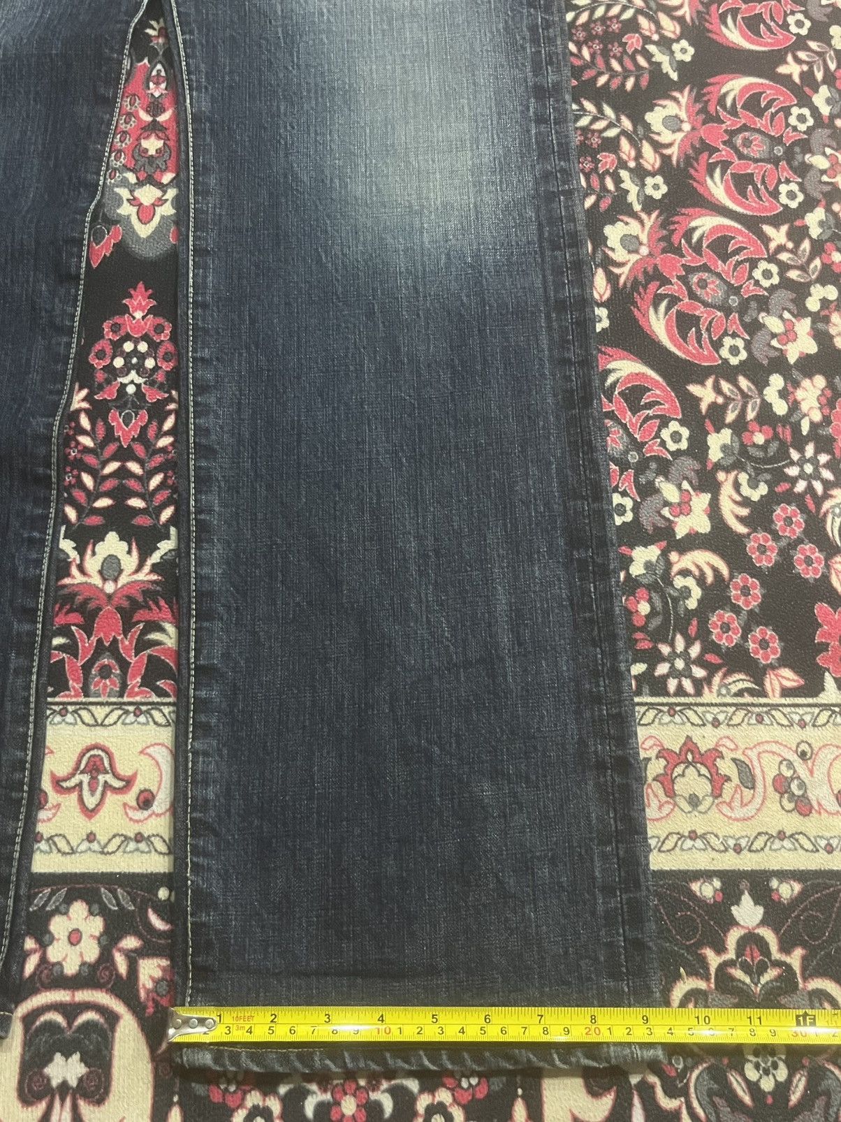 Vintage Japanese Golden Voice Buckle Back Dark Blue Selvedge Jeans Size US 37 - 18 Thumbnail