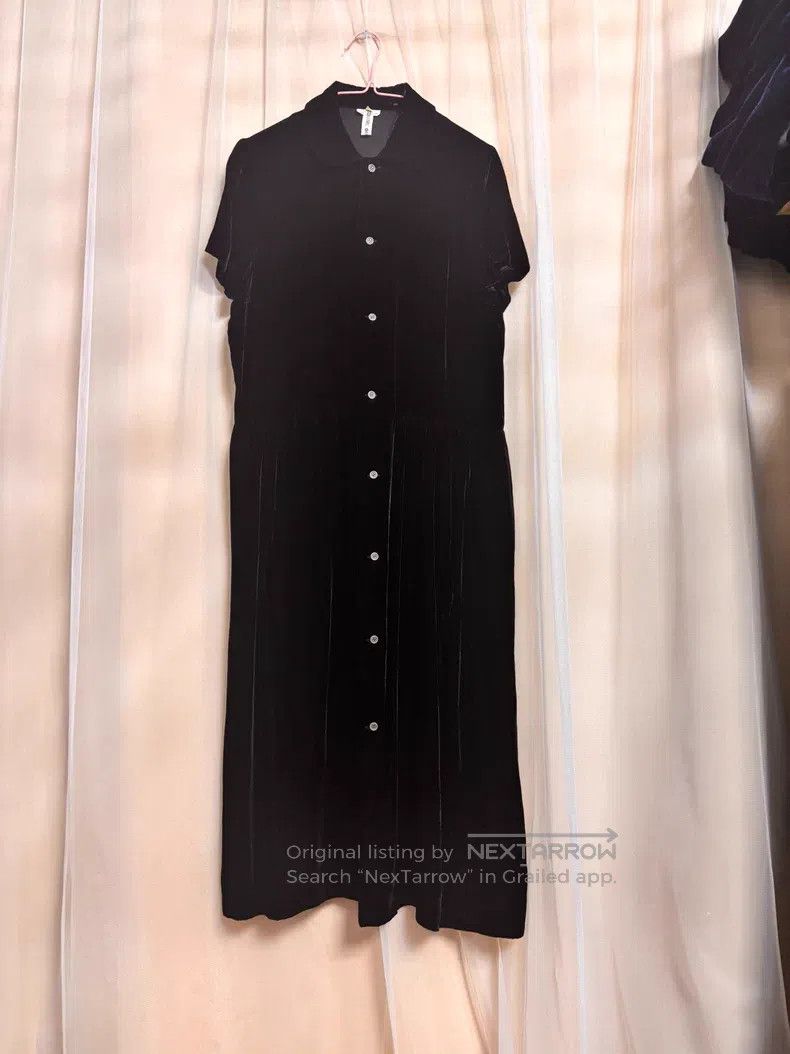 Comme des Garcons Comme des Garcons Black Velvet Dress Size S / US 4 / IT 40 - 2 Thumbnail