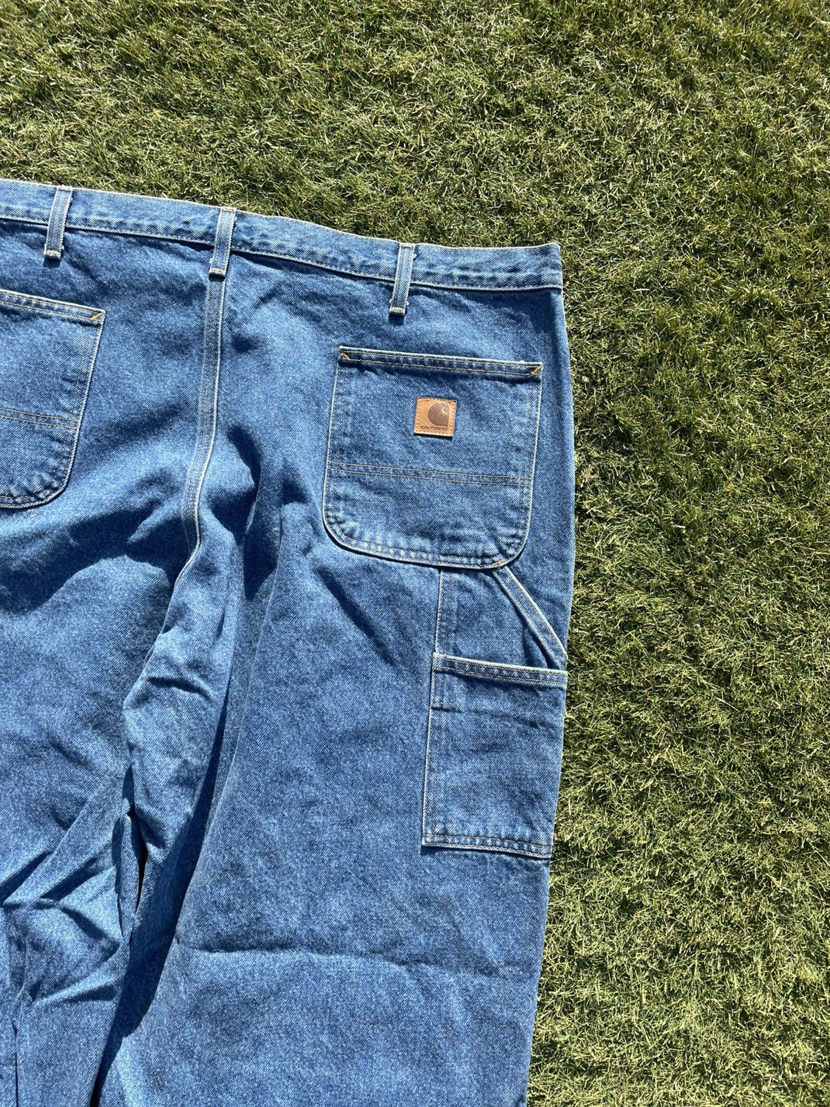 Carhartt Vintage Carhartt Carpenter Denim Jeans Mens 42x34 Blue Size US 42 / EU 58 - 5 Thumbnail