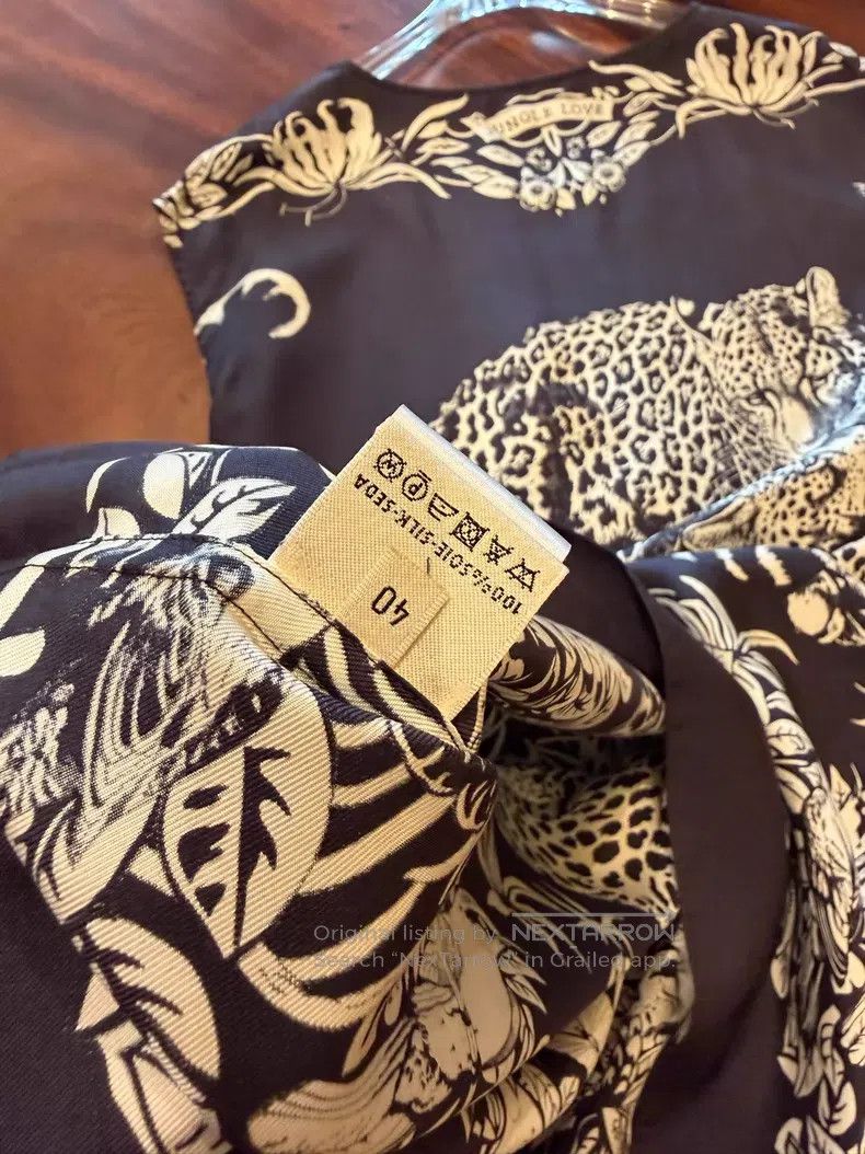 Hermes Hermes JUNGLE LOVE Leopard Print Dress Size S / US 4 / IT 40 - 9 Thumbnail