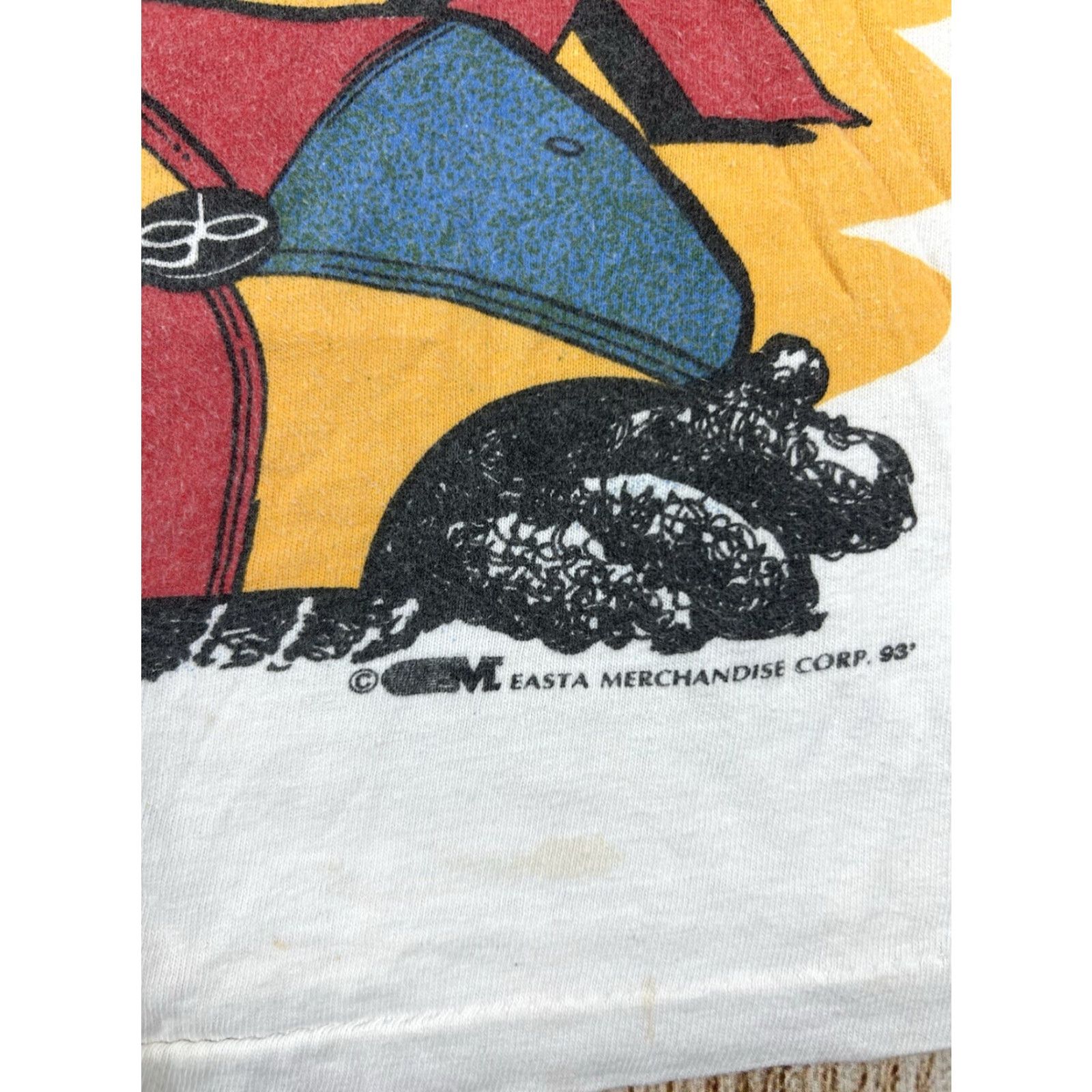 Vintage VINTAGE 90s Dazey Duk's In F-X Duice Rap Hip Hop T Shirt White Medium 1993 Mens Cotton Short Sleeve Crew Neck Graphic Print Size US M / EU 48-50 / 2 - 3 Thumbnail