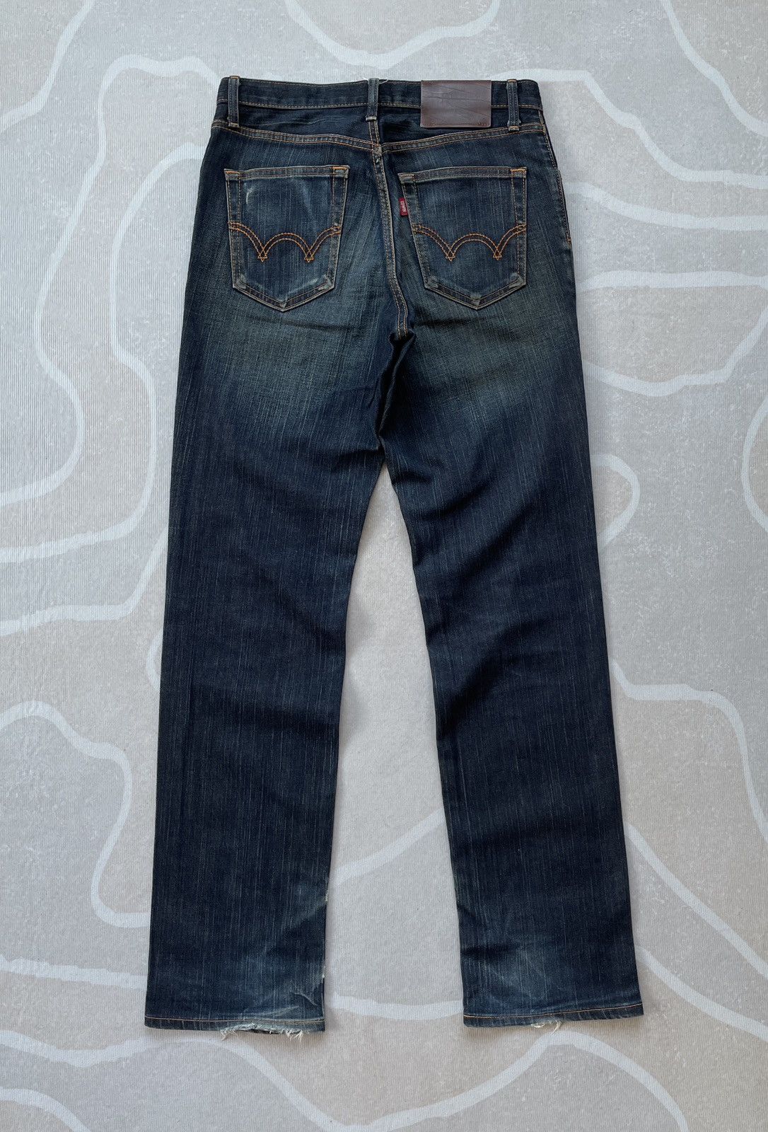 Edwin Vintage Edwin 504 Straight Jeans (LG116) Size US 30 / EU 46 - 2 Thumbnail