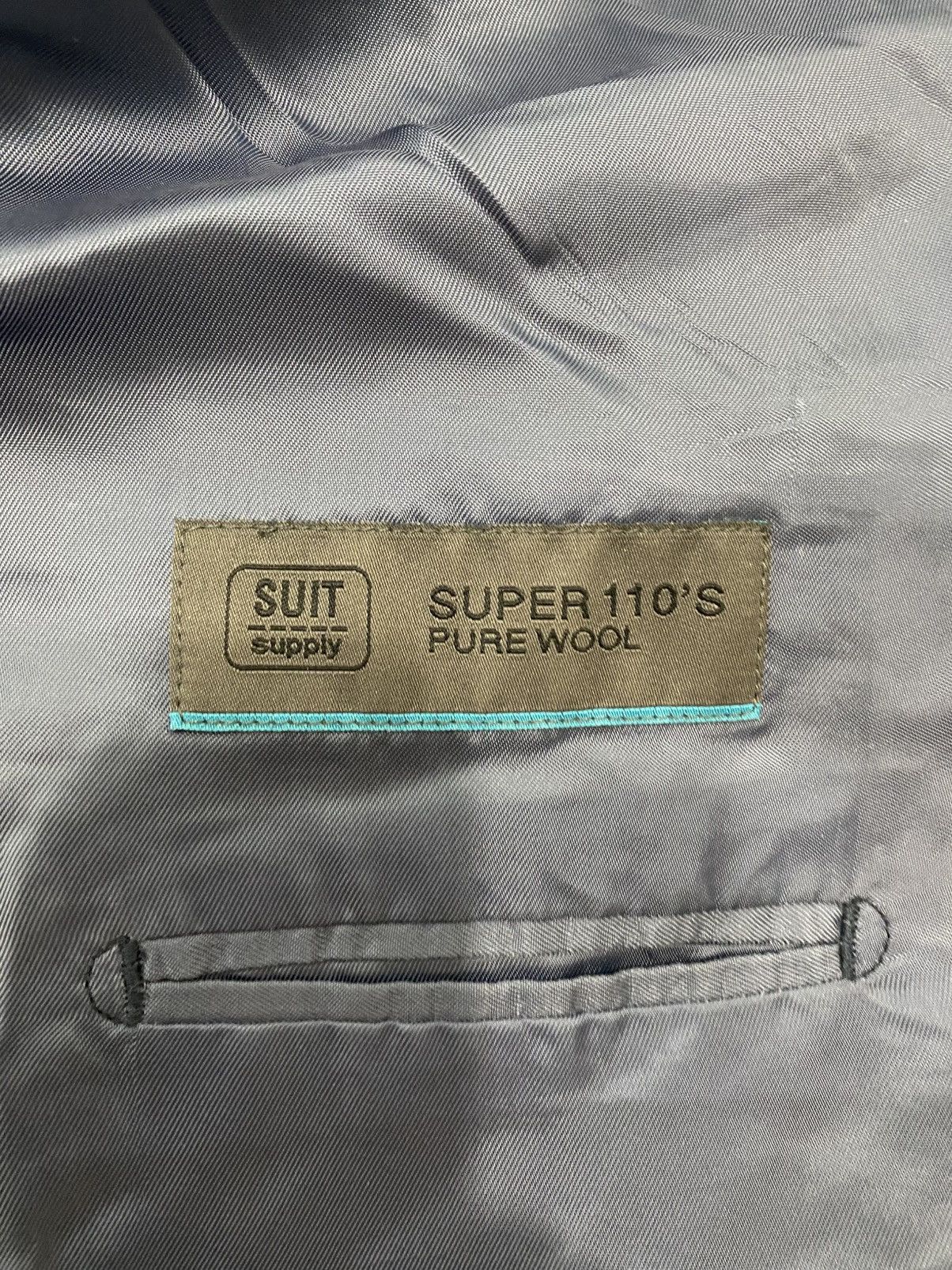 Suitsupply Suitsupply super 110's pure wool striped blazer size EU 48 Size 48R - 5 Thumbnail