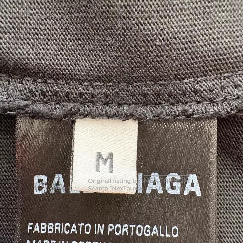 Balenciaga Balenciaga Reflective 3M Printed Black Logo T-Shirt Size US M / EU 48-50 / 2 - 6 Thumbnail