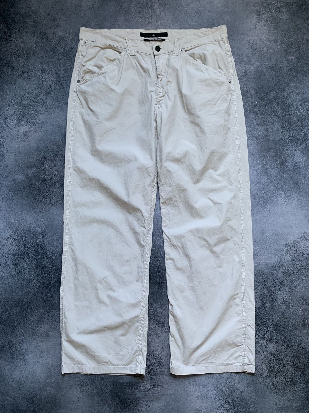 Stone Island 💥 VINTAGE STONE ISLAND BAGGY PANTS Y2K Size US 34 / EU 50 - 3 Thumbnail