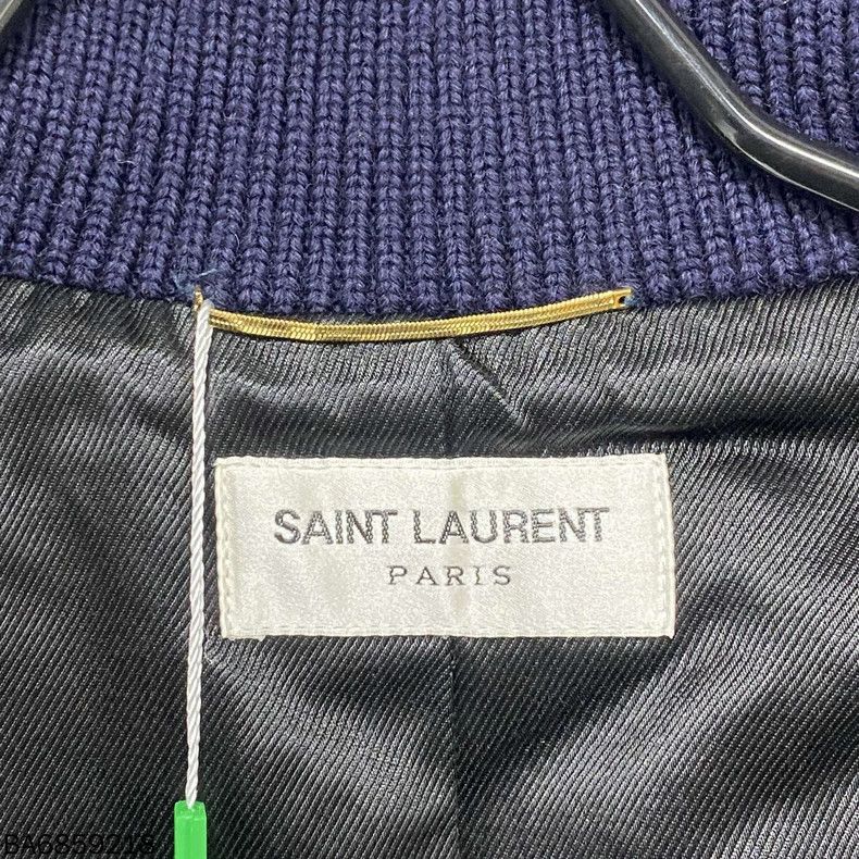 Saint Laurent Paris Saint Laurent Paris Back Cursive Letter Teddy jacket 2505-N Size XS / US 0-2 / IT 36-38 - 4 Thumbnail