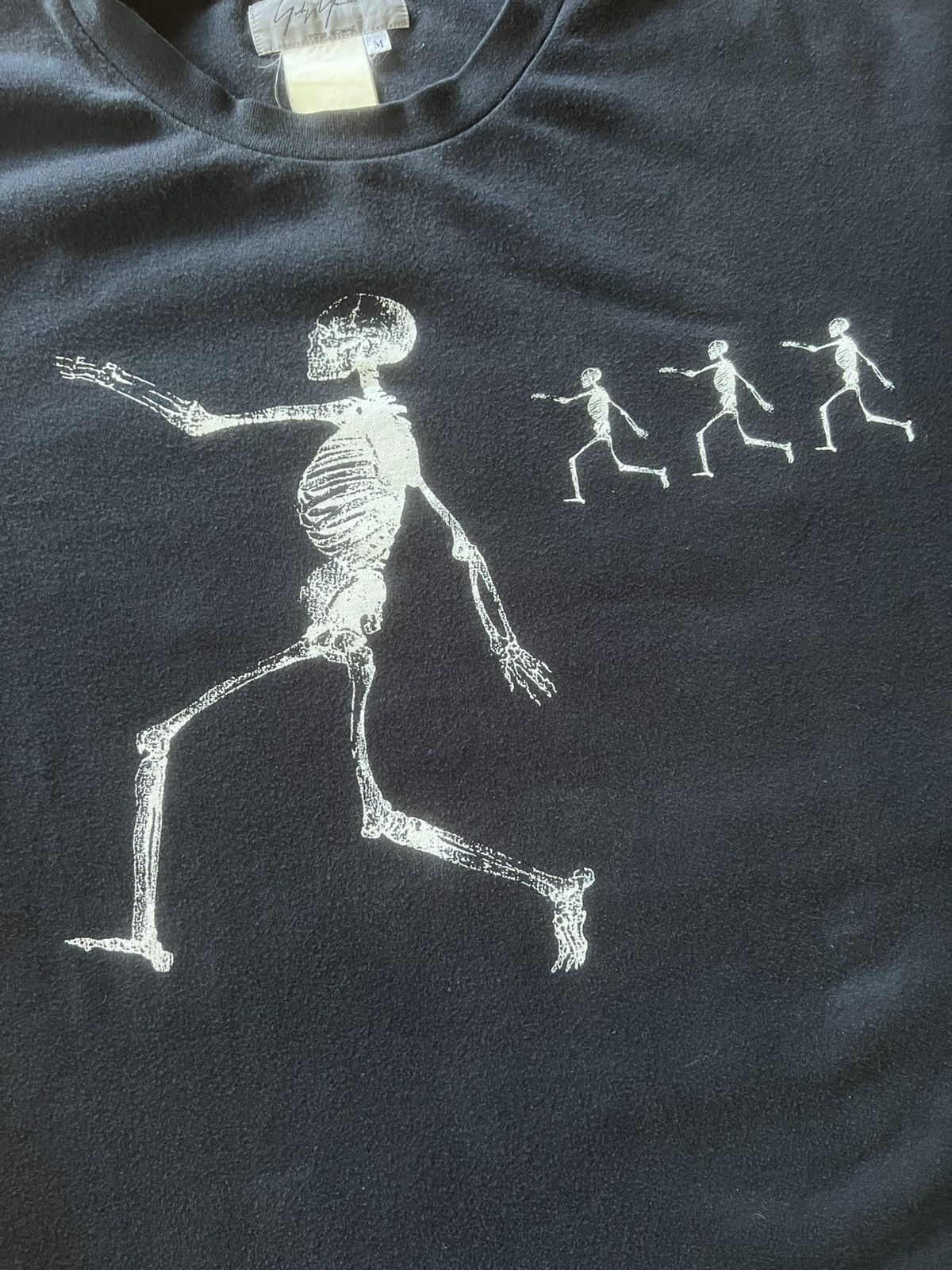 Yohji Yamamoto Yohji Yamamoto Pour Homme AW94 Skeleton Printed Longsleeve Size US M / EU 48-50 / 2 - 2 Thumbnail