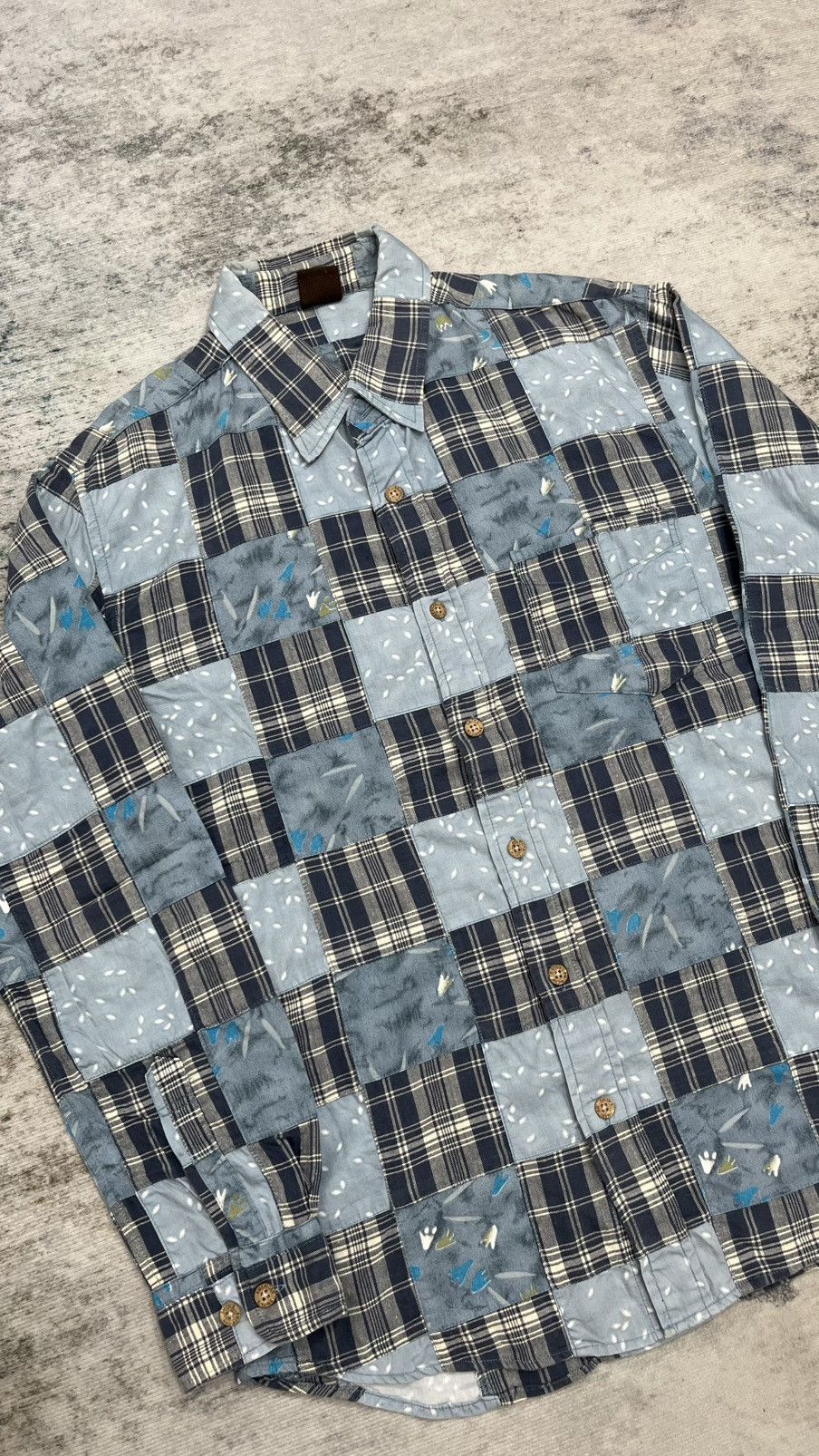 Japanese Brand × Vintage Smith's Patch Work shirt button up Size US L / EU 52-54 / 3 - 2 Thumbnail