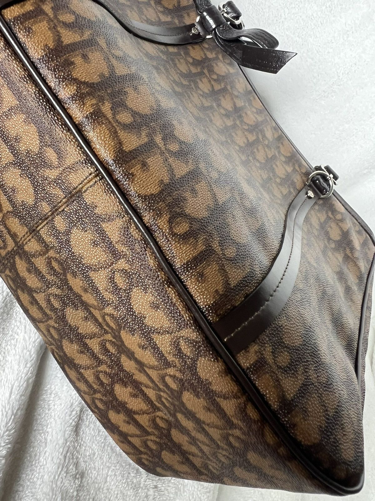 Dior Dior Trotter Brown Canvas Tote Bag Size ONE SIZE - 10 Thumbnail