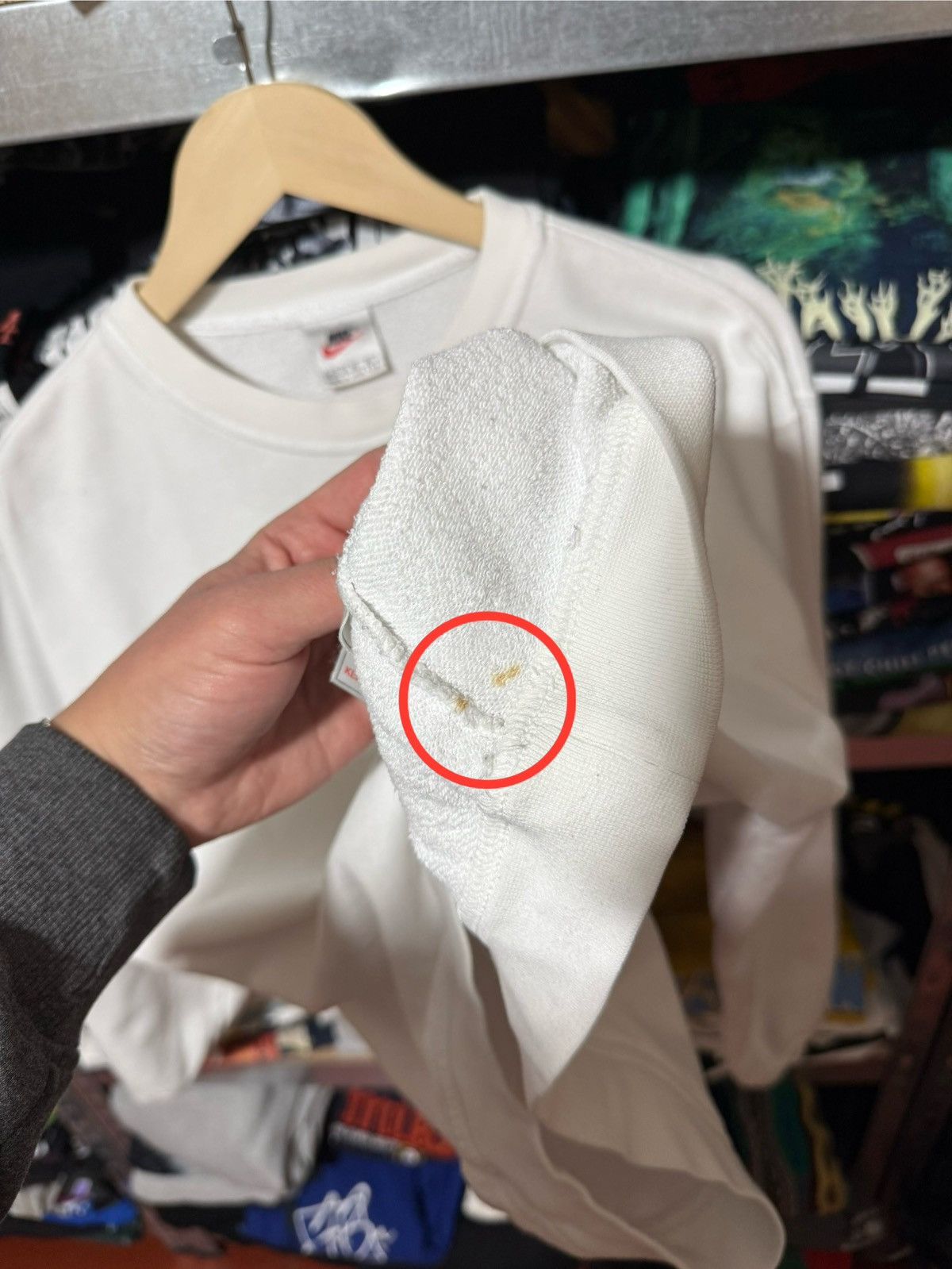 Nike Vintage 90’s Nike Big Center Logo Swoosh Sweatshirt Y2K Hype Size US M / EU 48-50 / 2 - 7 Thumbnail