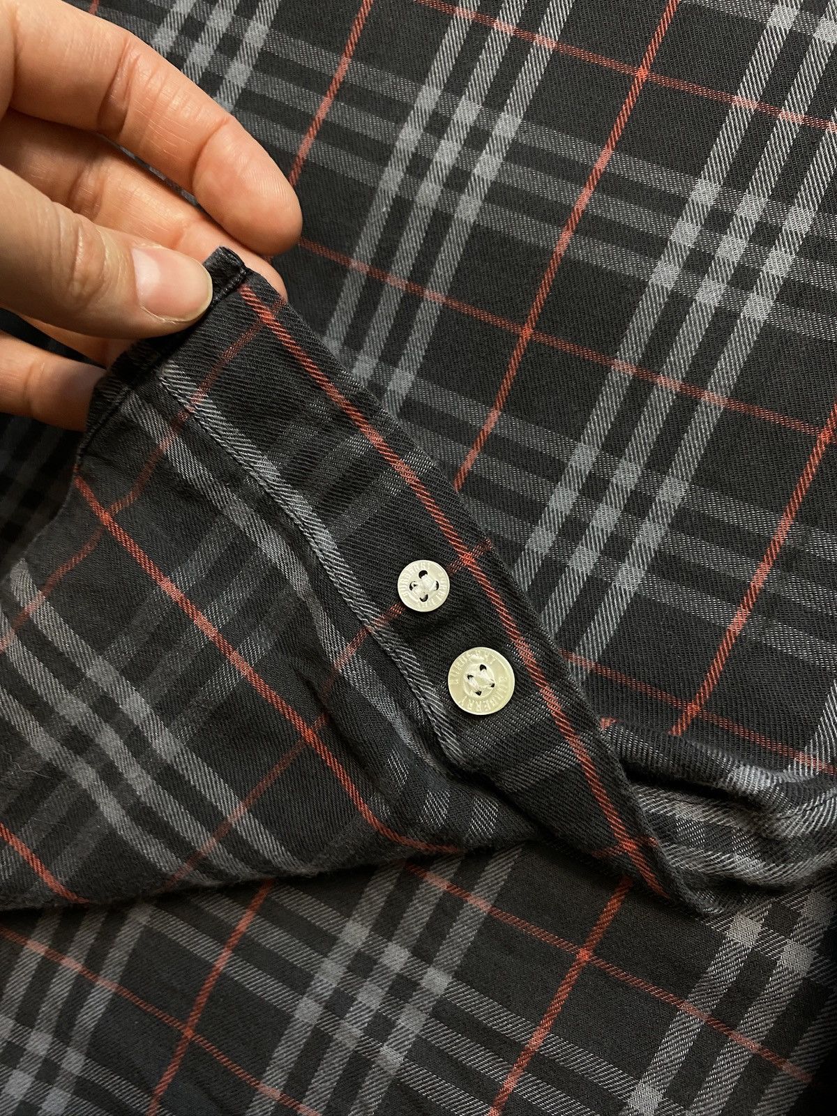 Burberry × Designer × Vintage Burberry grey checkered shirt nova check vintage Y2K luxury Size US S / EU 44-46 / 1 - 5 Thumbnail