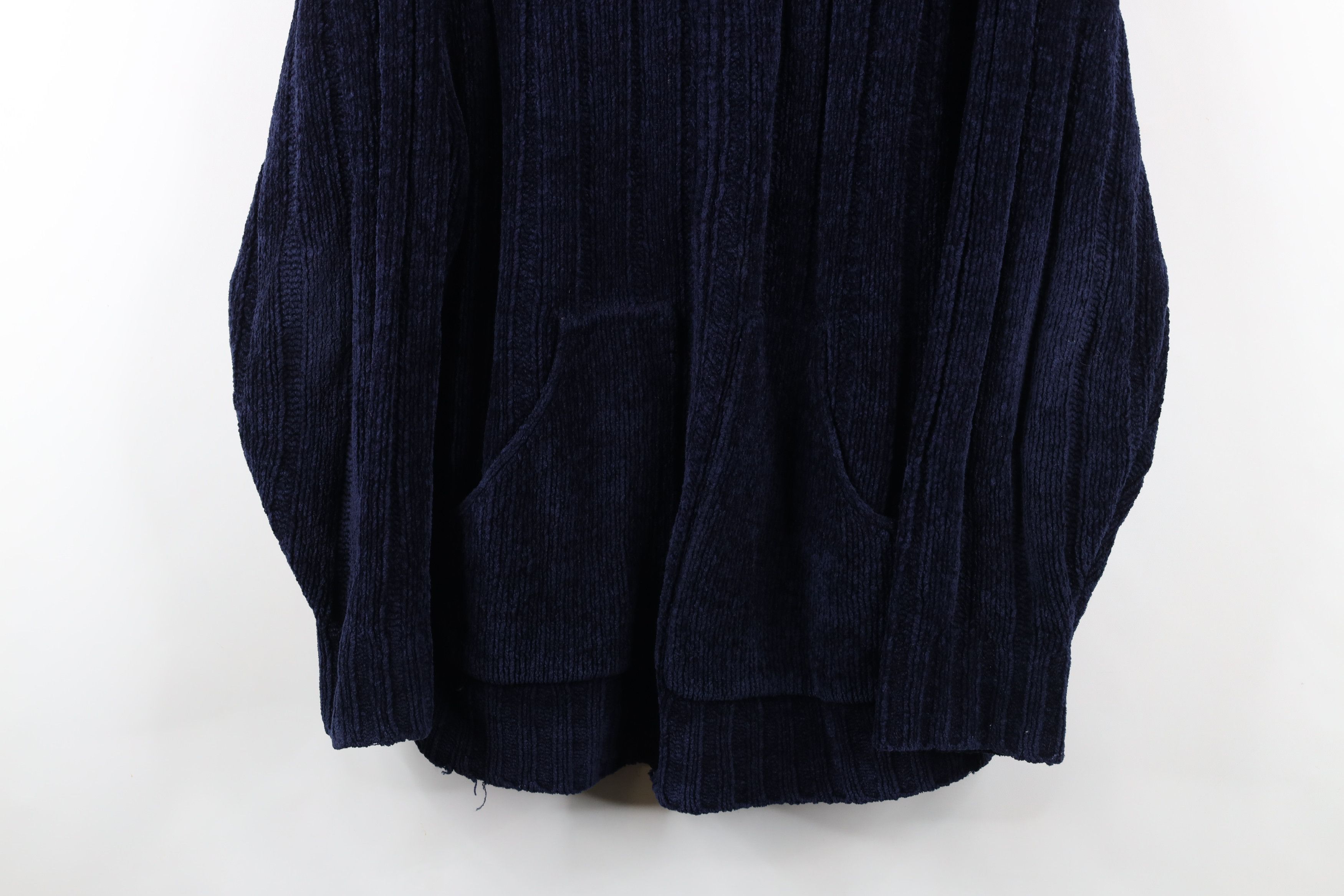 Vintage Vintage 90s Streetwear Fleece Ribbed Knit Full Zip Sweater Size US M / EU 48-50 / 2 - 3 Thumbnail