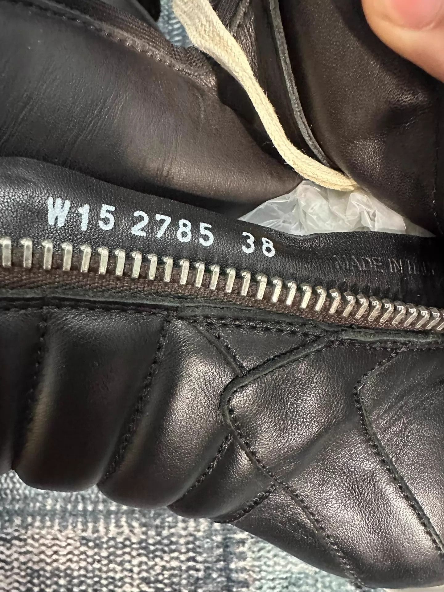 Rick Owens Rick Owens Reverse Triangle 38 Black Minimal Wear Size US 7.5 / IT 37.5 - 6 Thumbnail
