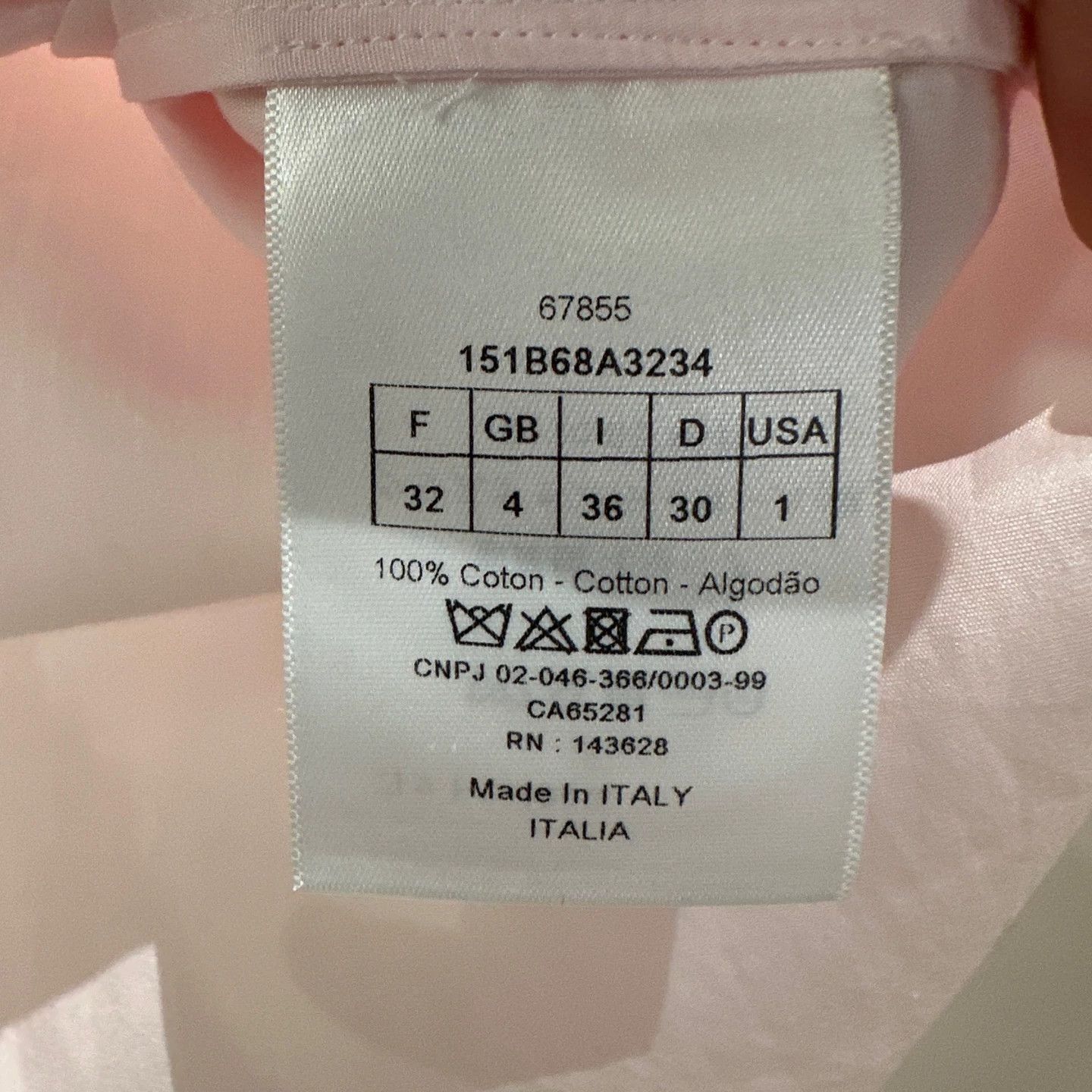 Christian Dior Monsieur Christian Dior apr751 pink bee short sleeve shirt 32 cotton Size XXS / US 00 / IT 34 - 4 Thumbnail