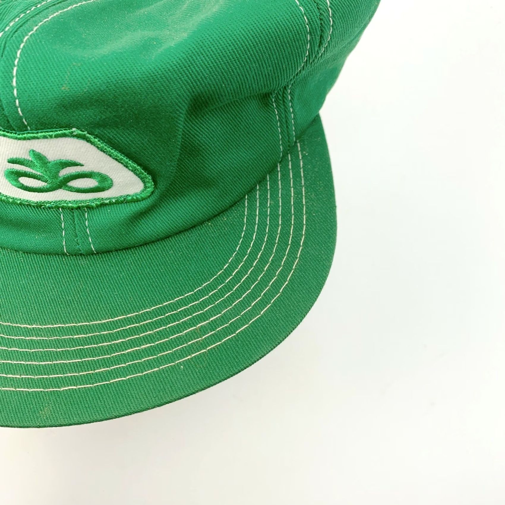 Vintage VINTAGE 80s K-Products Patch Green White Snapback Trucker Hat Cap Size ONE SIZE - 2 Thumbnail
