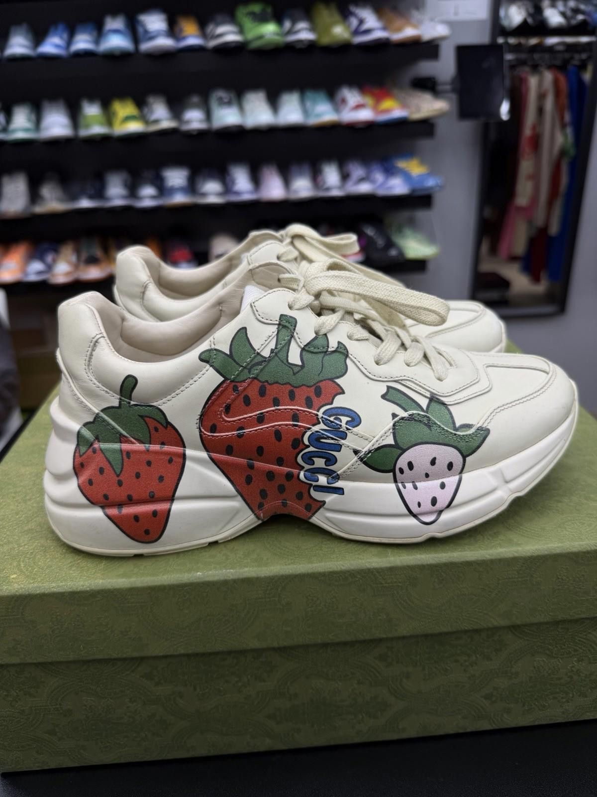 Gucci Authenthic- Gucci Rhyton Chunky Sneakers Women's 38G/8US Size US 8 / IT 38 - 1 Thumbnail
