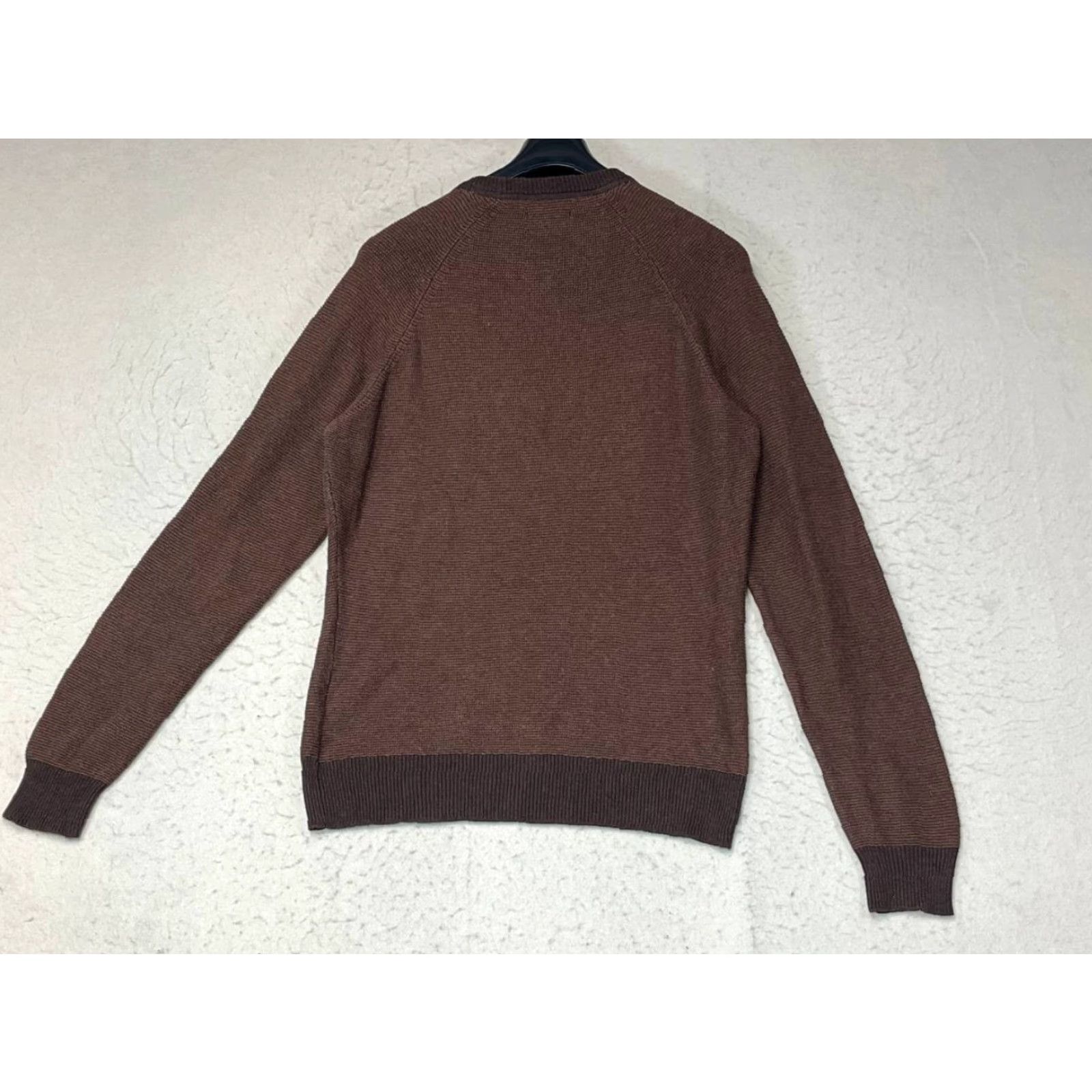 J.Crew Johnston & Murphy Sweater Contrast Brown Pullover Knit Textured Preppy Size L Size US L / EU 52-54 / 3 - 2 Thumbnail