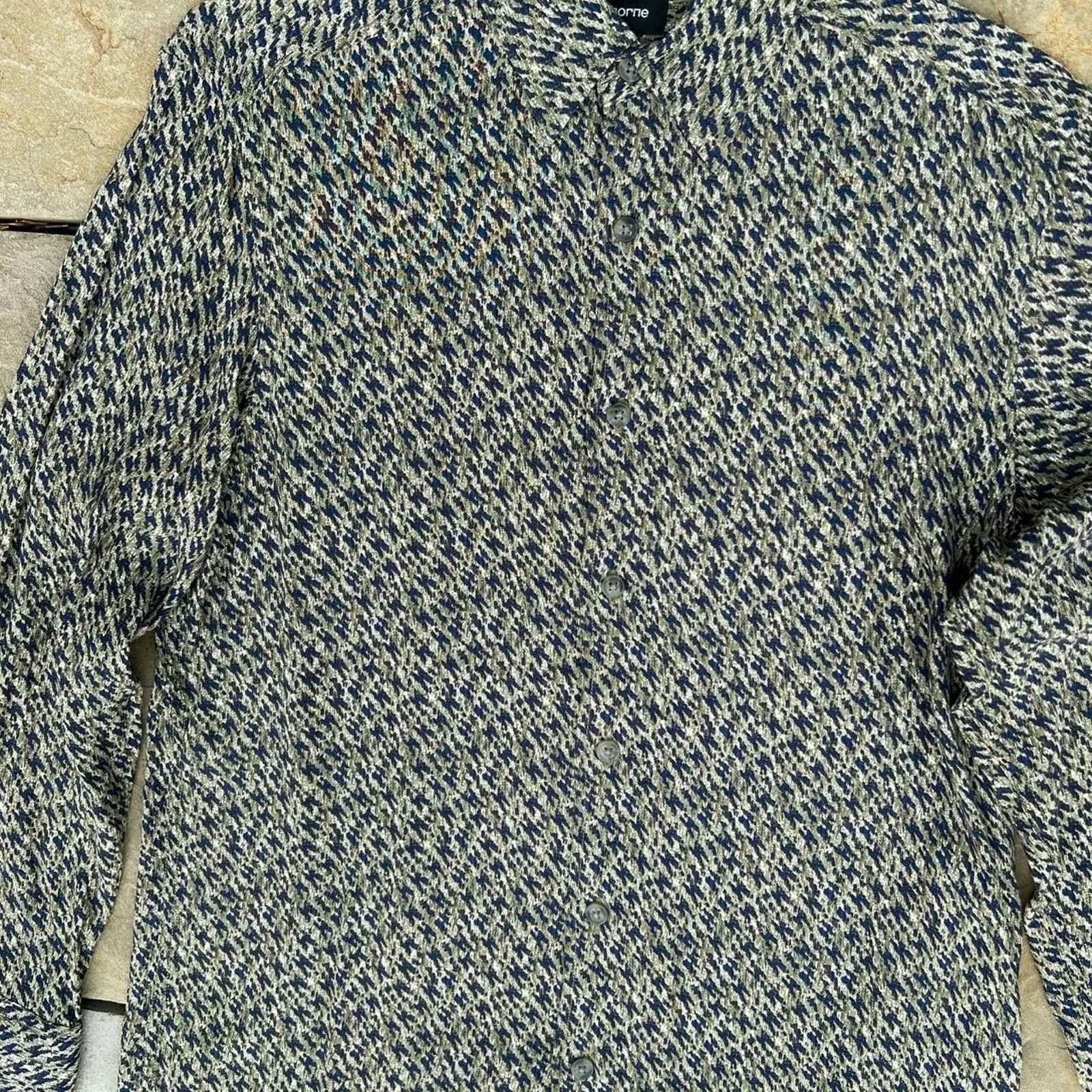 Other Y2K Abstract Pattern Long Sleeve Club Shirt Size US M / EU 48-50 / 2 - 2 Thumbnail