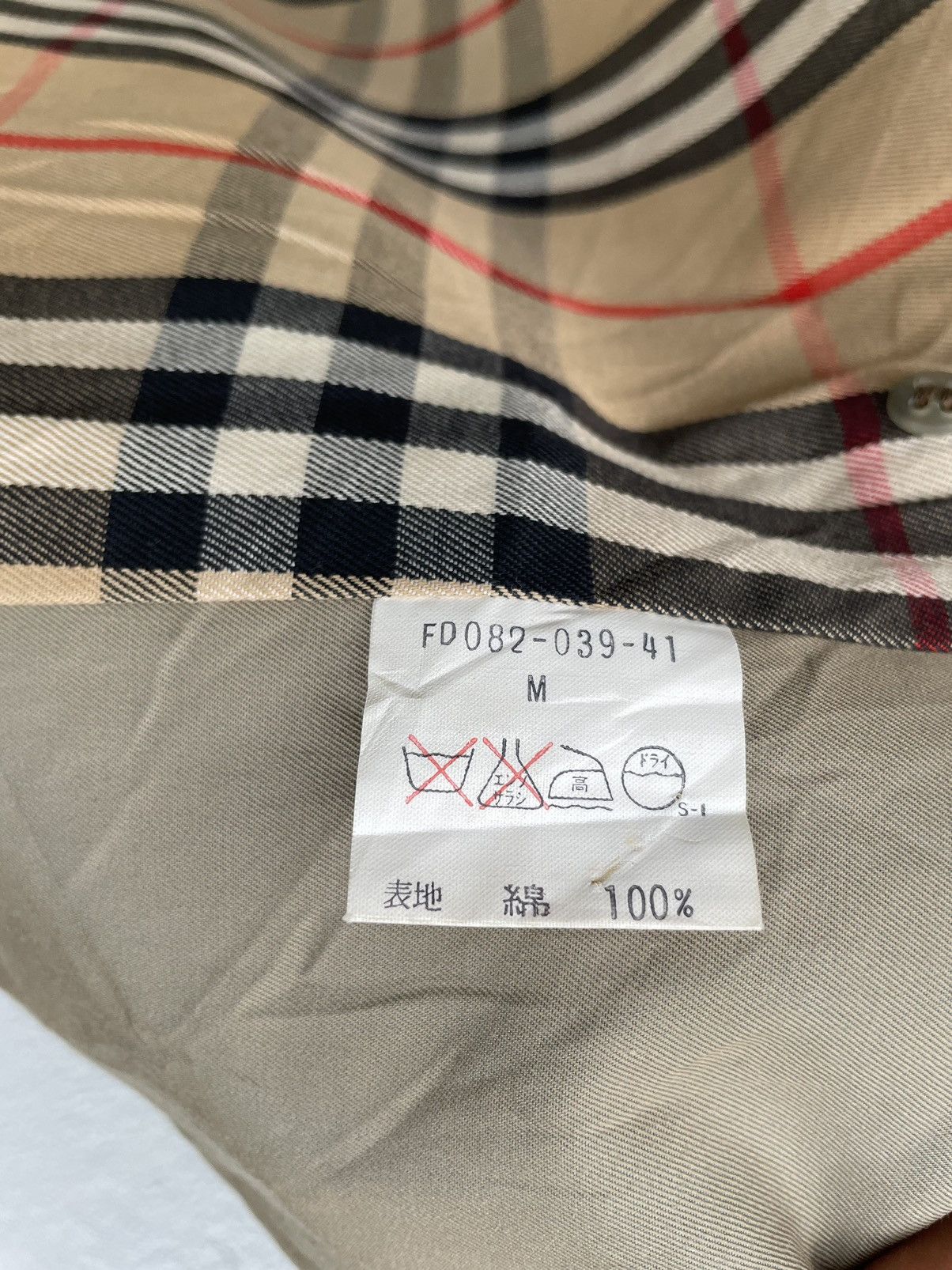 Burberry Prorsum × Vintage Vintage Burberry Nova Check Double Breasted Trench Jacket Size US M / EU 48-50 / 2 - 14 Thumbnail