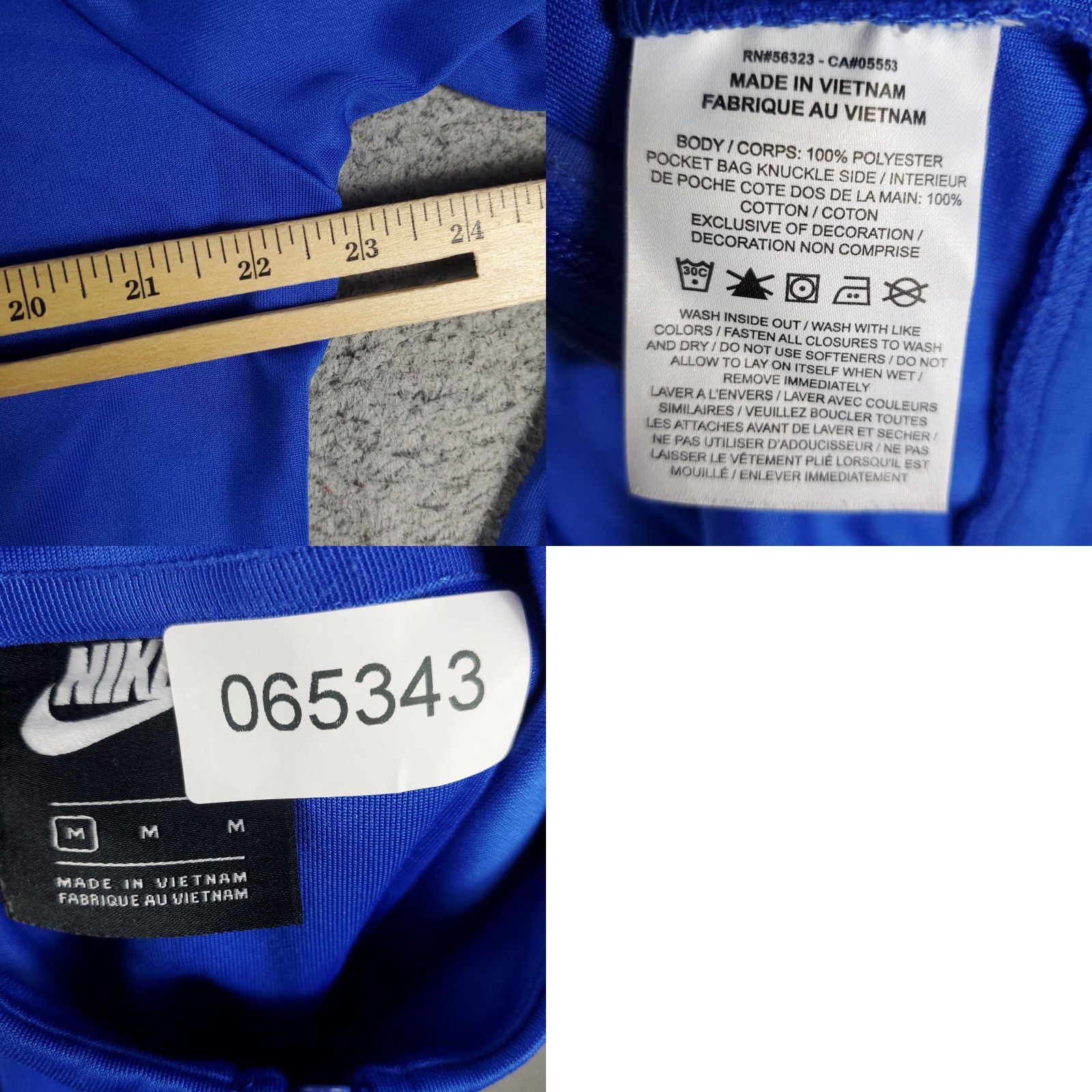 Nike Nike Jacket Mens Size M Blue Yellow Full Zip Track Jacket Size US M / EU 48-50 / 2 - 8 Thumbnail
