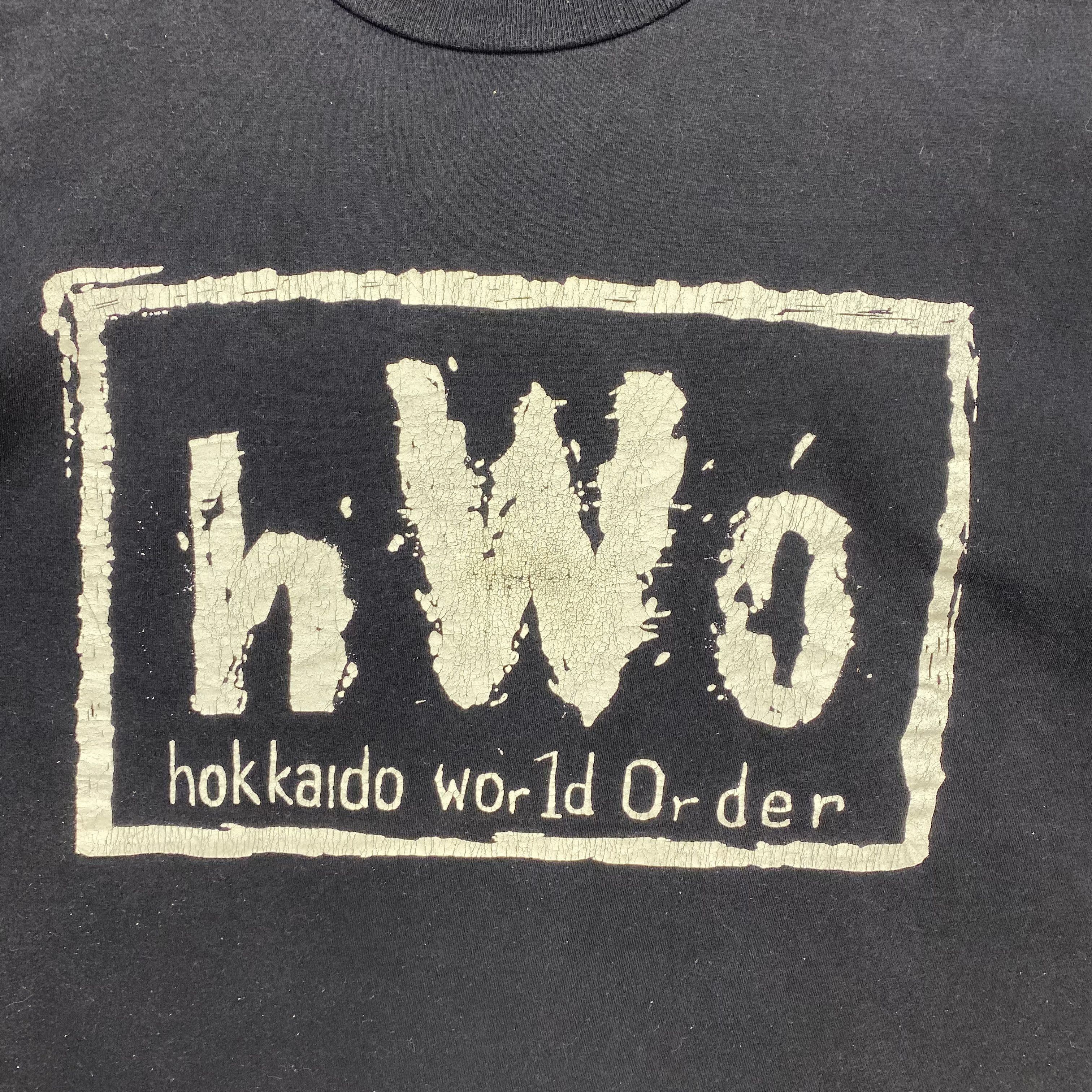 Vintage Vintage 90s Hokkaido World Order T-Shirt HWO Crewneck Tees Size US L / EU 52-54 / 3 - 2 Thumbnail