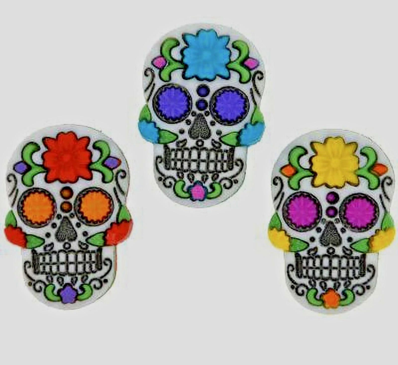 Other Dress It Up SUGAR SKULL Shang Back Buttons HAIRBOW BOW Size ONE SIZE - 3 Thumbnail