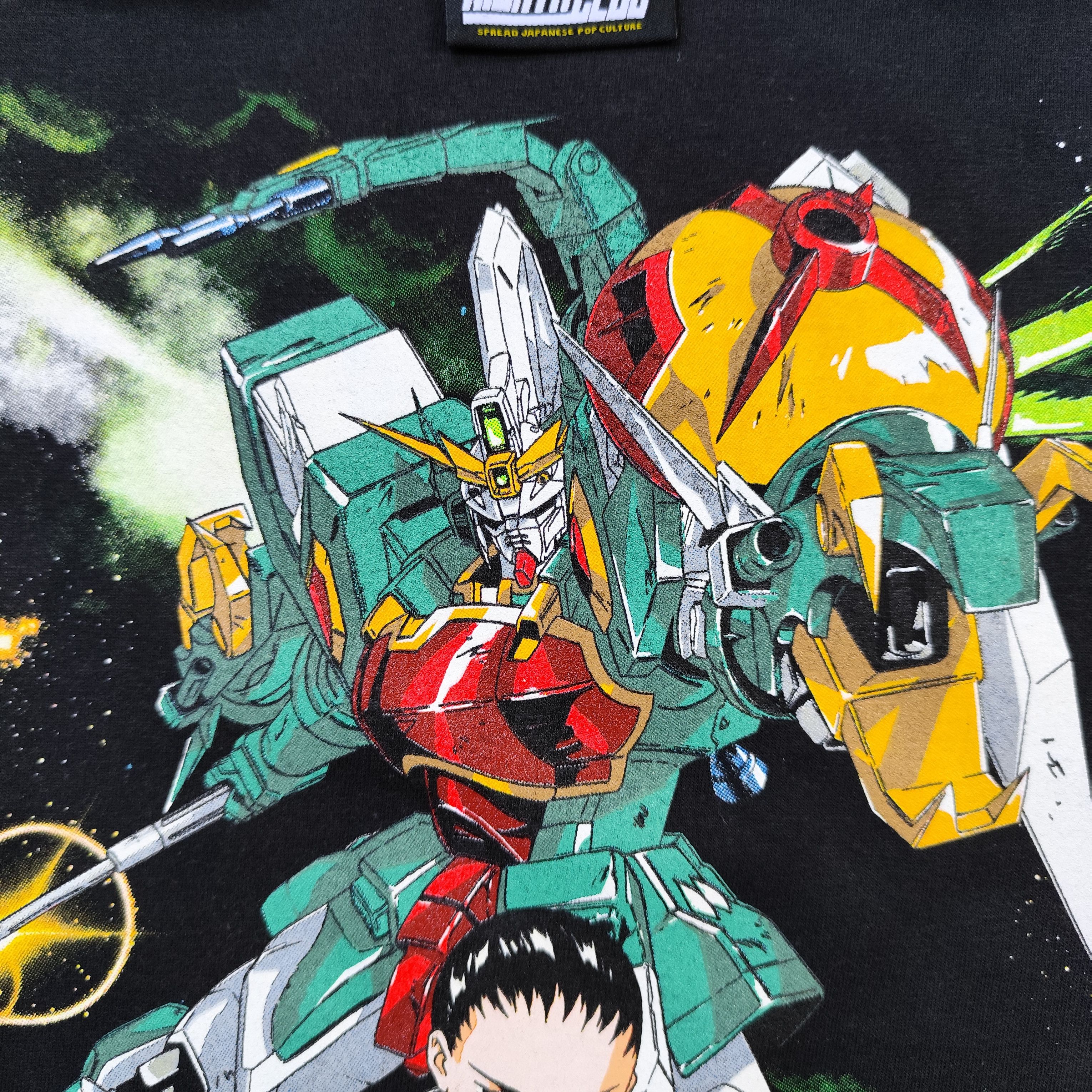 Anime × Vintage Anime Mobile Suit Gundam Wing Nataku Chang Wufei Rare Tee Size US XL / EU 56 / 4 - 3 Thumbnail