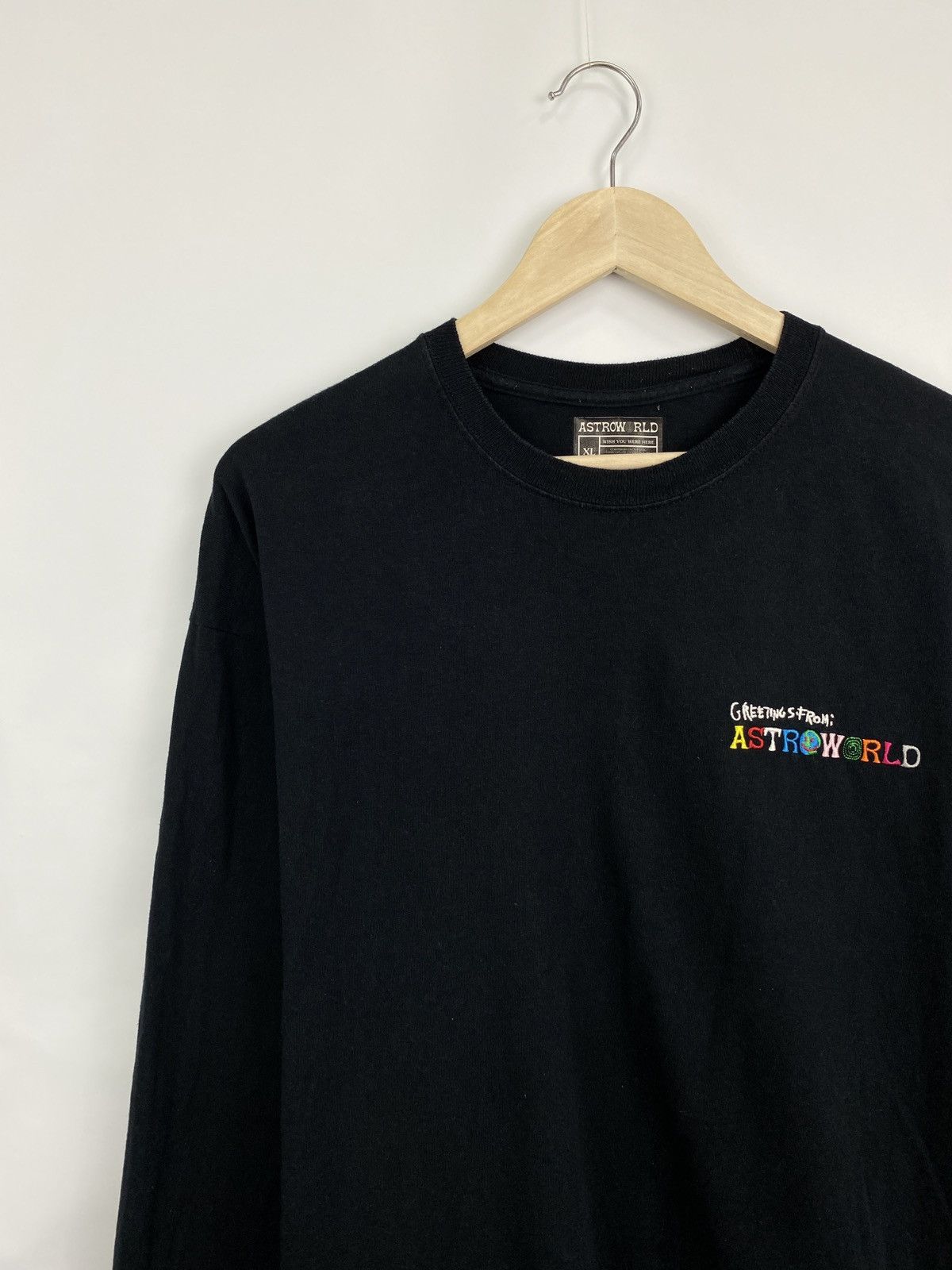 Band Tees × Travis Scott Travis Scott Astroworld Greetings From Long Sleeve Rare Hype Size US XL / EU 56 / 4 - 3 Thumbnail