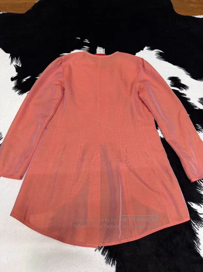 Kenzo Kenzo Short Front and Long Back, Iridescent, Silk Shirt To Size XXS / US 00 / IT 34 - 4 Thumbnail