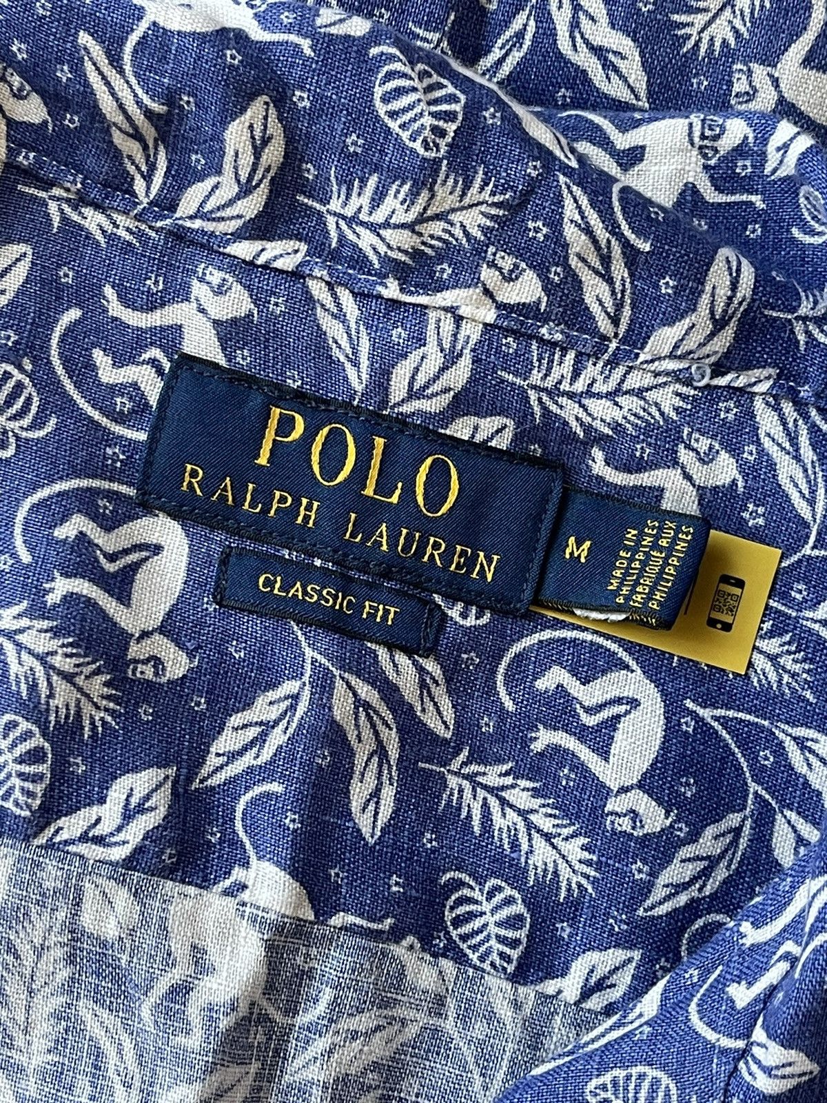 Polo Ralph Lauren Polo Ralph Lauren tropical inspired print linen Hawaii shirt Size US M / EU 48-50 / 2 - 6 Thumbnail