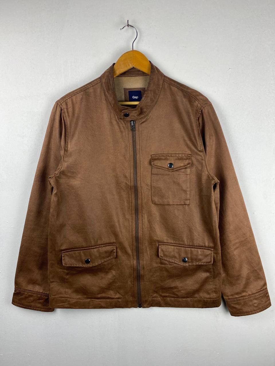 Gap gap japanese brand velvet biker jacket nice design Size US L / EU 52-54 / 3 - 1 Thumbnail