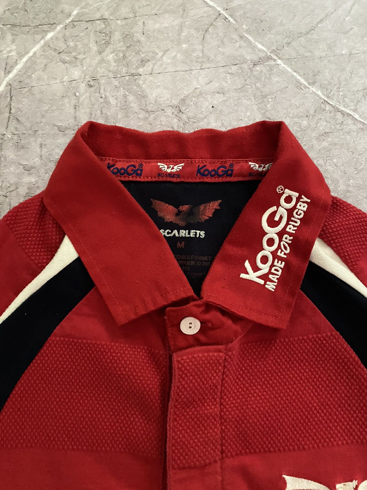Vintage Vintage Scarlets Jersey Home Rugby Shirt 2003 - 2004 KooGa Size US M / EU 48-50 / 2 - 5 Thumbnail
