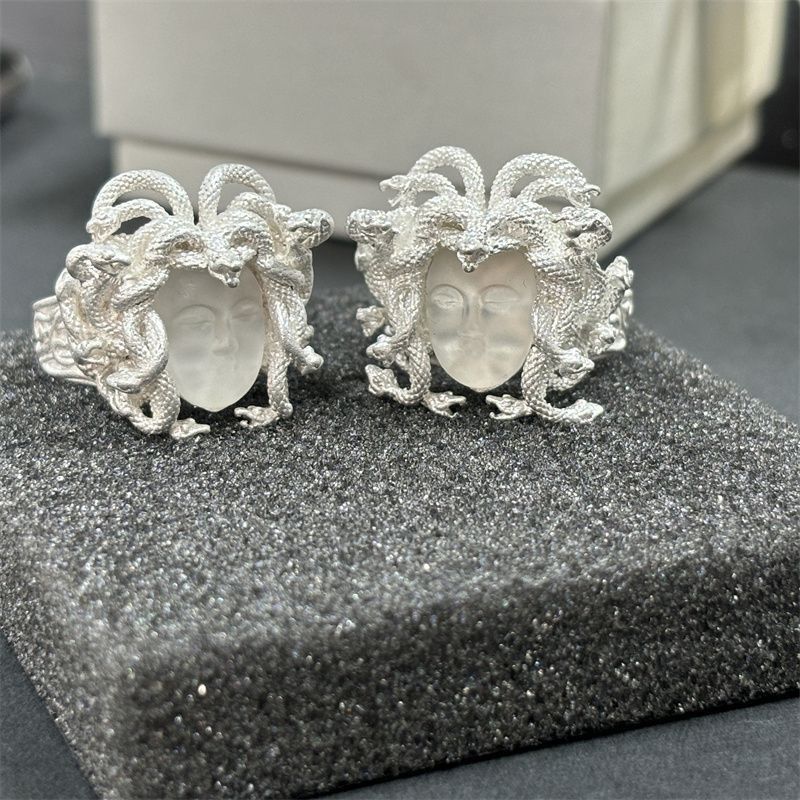 Jewelry Medusa Crazy Jewelry Rings Open Size Chrome Ring (Size 7-13) Size ONE SIZE - 1 Thumbnail