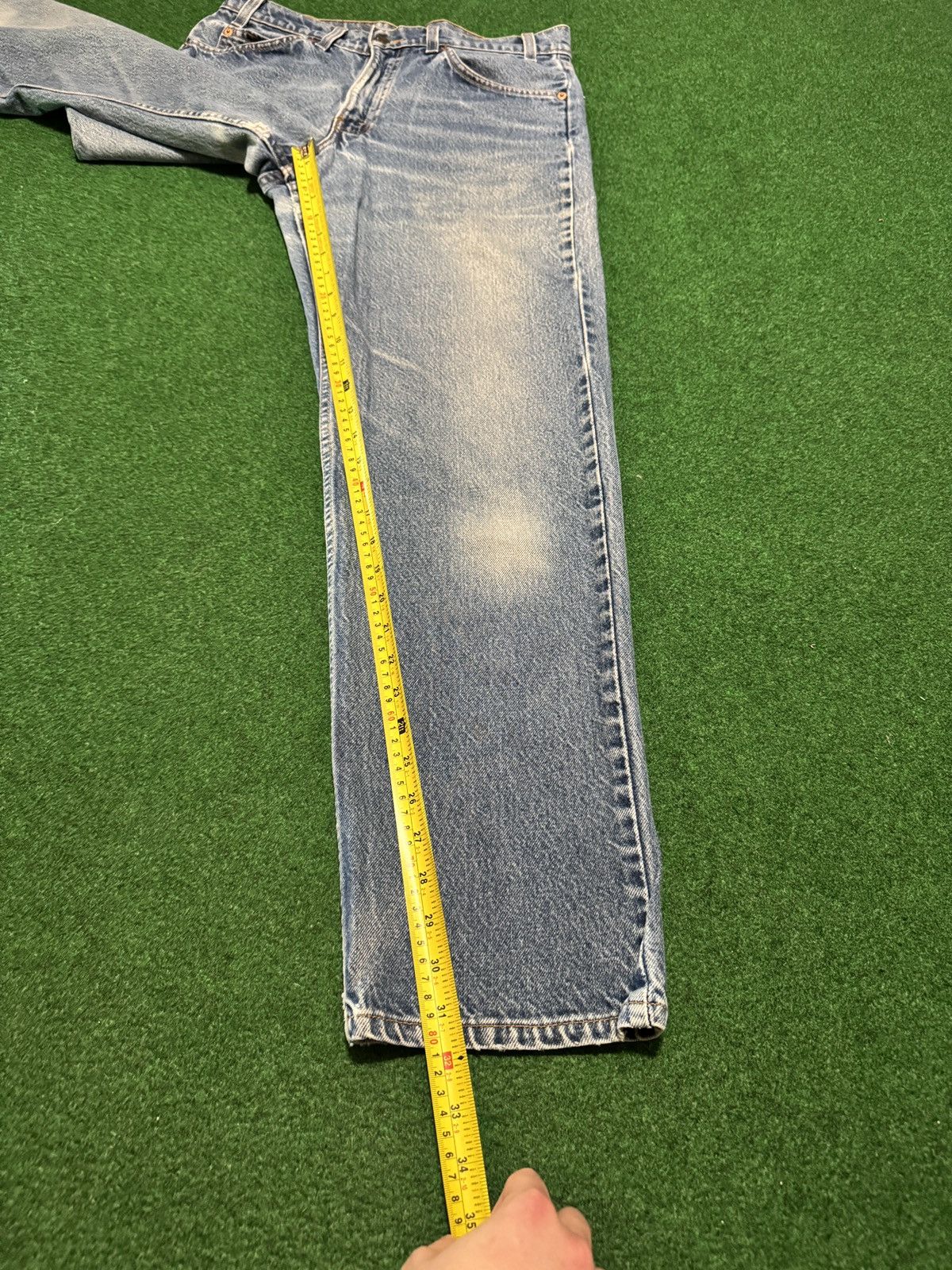 Levi's Vintage Clothing Levis 550 32x32 Relaxed Wide Leg Vintage 90s Grunge Jeans Size US 32 / EU 48 - 7 Thumbnail