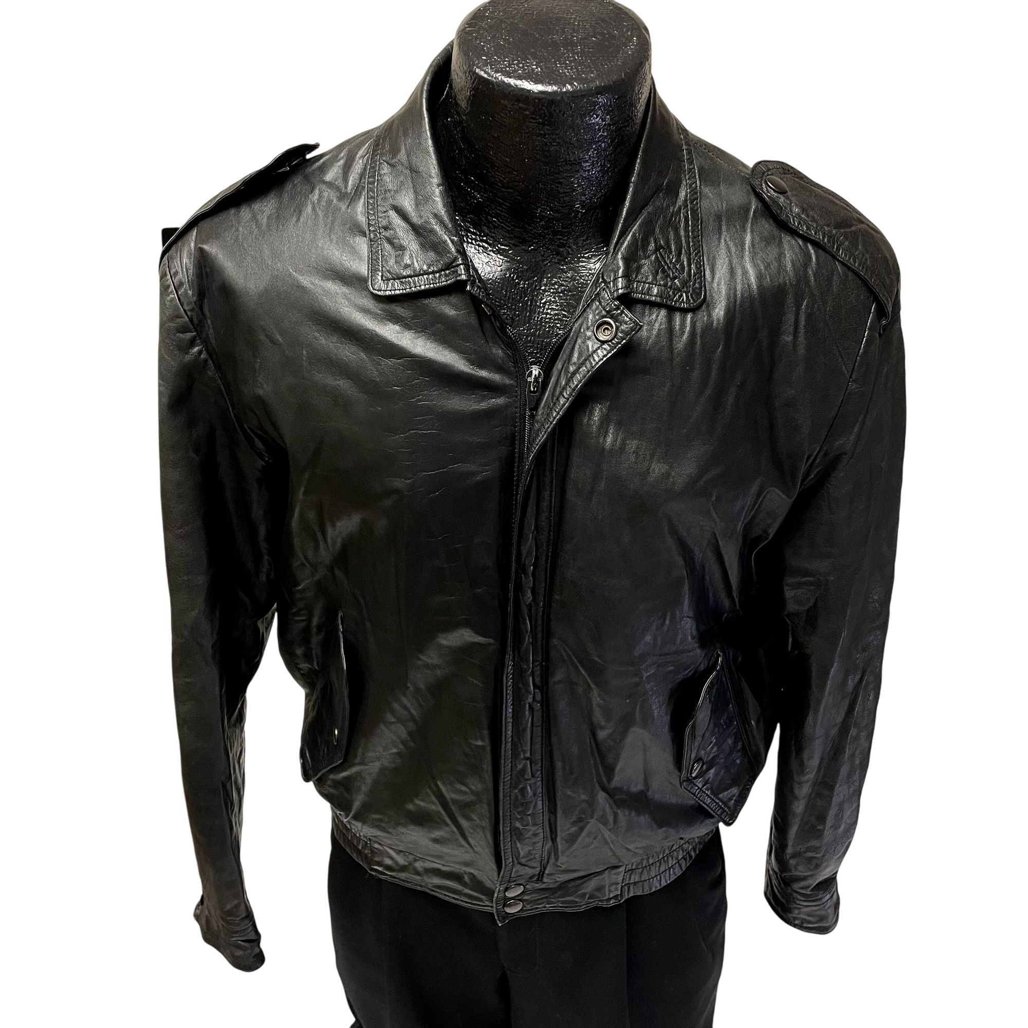 Other Vtg Cellini CAFE RACER Leather Motorcycle Biker Bomber Size US S / EU 44-46 / 1 - 1 Thumbnail