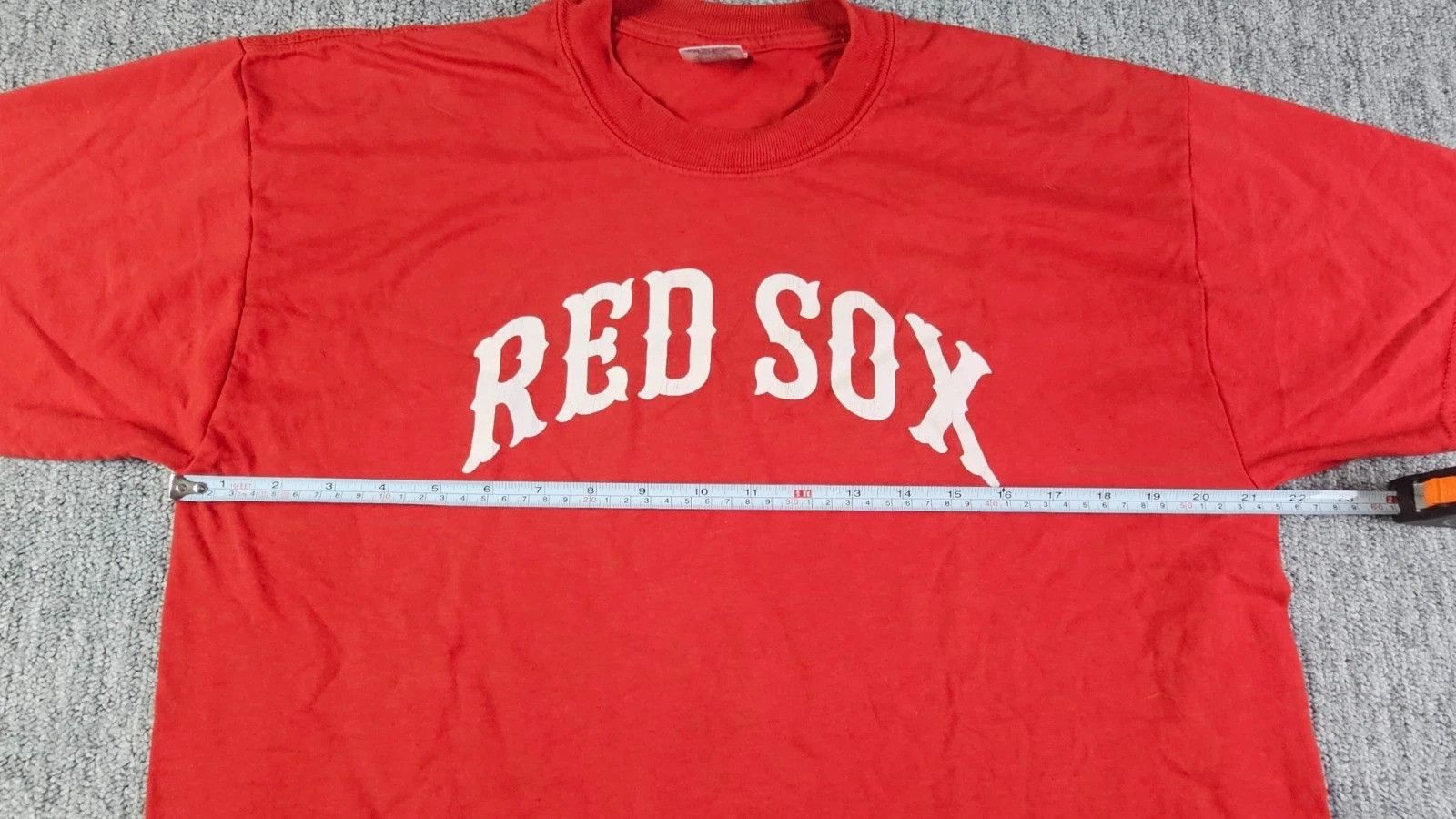 Jerzees Vintage Boston Red Sox Jerzees Heavyweight Tee Red MLB Men L Size US L / EU 52-54 / 3 - 12 Thumbnail
