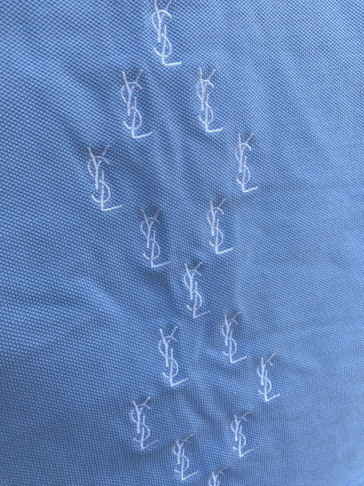 Yves Saint Laurent Monogram YSL Polo Blue YSL T-shirt YSL Shirt Size US XL / EU 56 / 4 - 11 Thumbnail