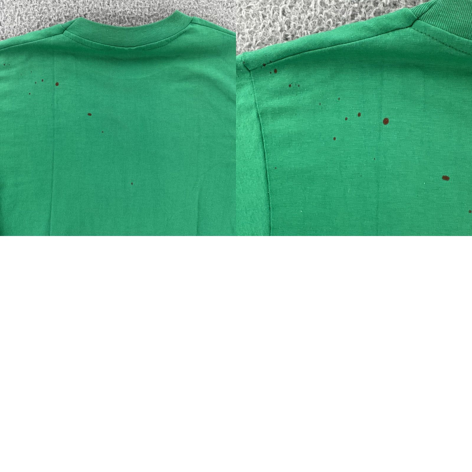 Hanes VINTAGE Hanes Fifty-Fifty L Green Single Stitch Shirt 1984 Grumpy Humor Tee 80s Mens Shirt Size US L / EU 52-54 / 3 - 10 Thumbnail