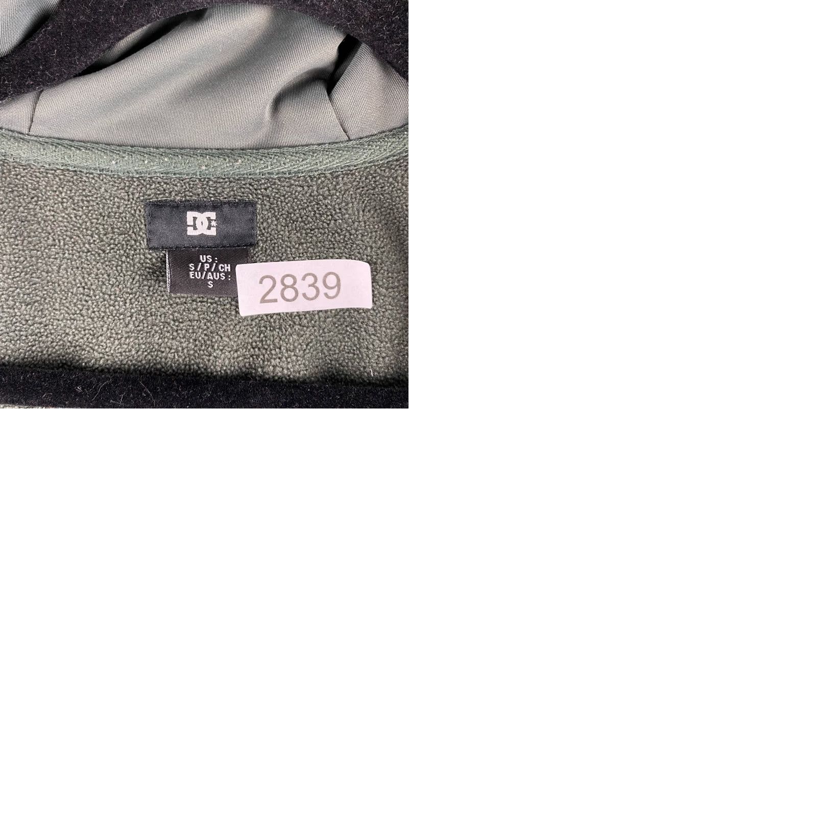 Vintage DC Hoodie Mens Small S Gray Full Zip Fleece Softshell Adjustable Hood Pockets Size US S / EU 44-46 / 1 - 11 Thumbnail