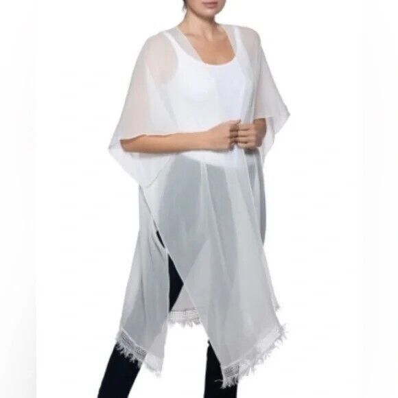Other Inc International Concepts Easy Solid Fringe Topper, OS Size ONE SIZE - 1 Thumbnail