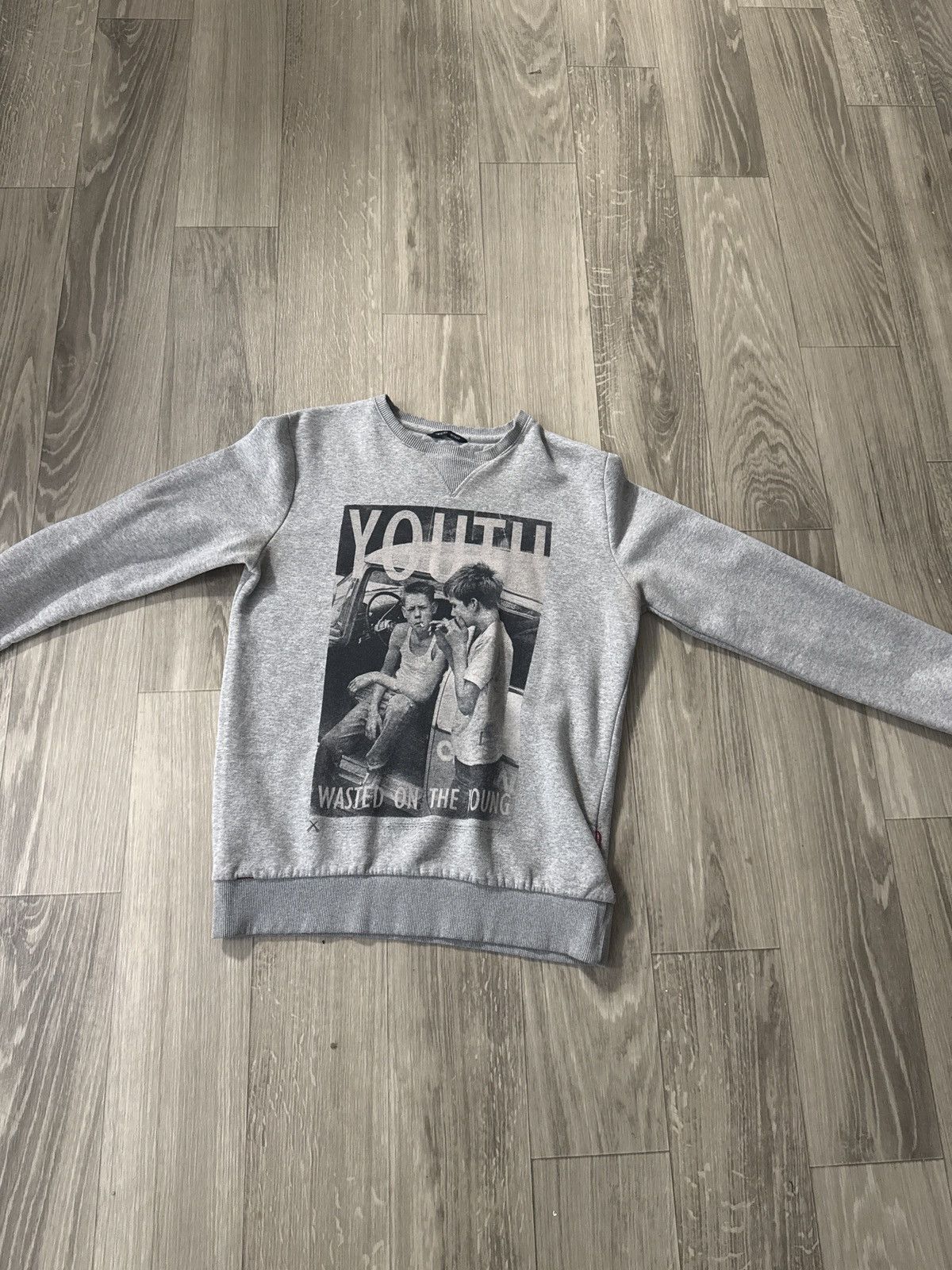 Criminal Damage “YOUTH WASTED ON THE YOUNG” sweater Size US M / EU 48-50 / 2 - 1 Thumbnail